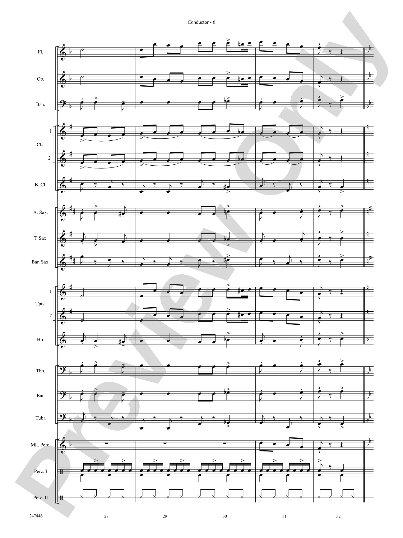 Down Home Christmas: Concert Band Conductor Score & Parts
