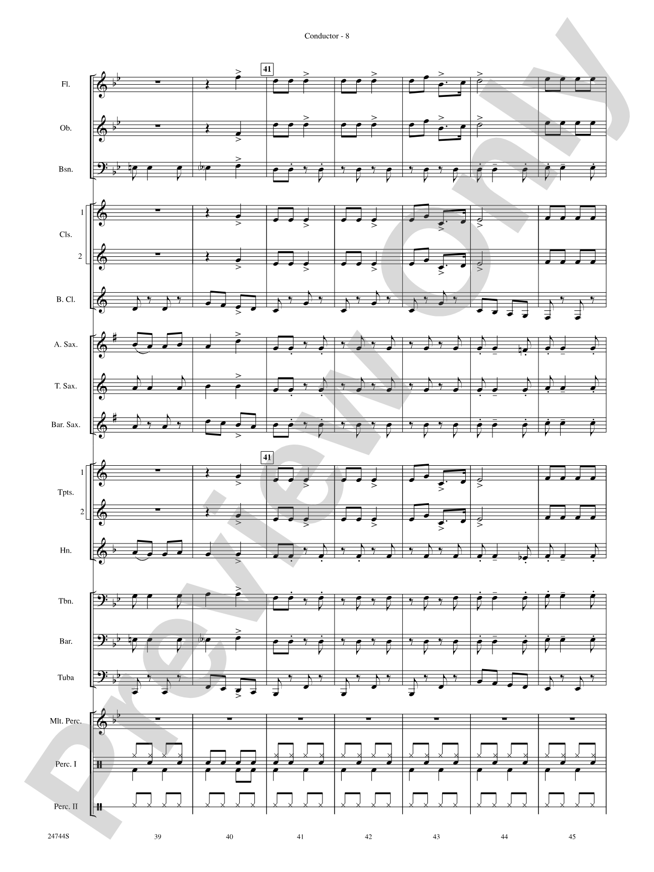 Down Home Christmas: Concert Band Conductor Score & Parts