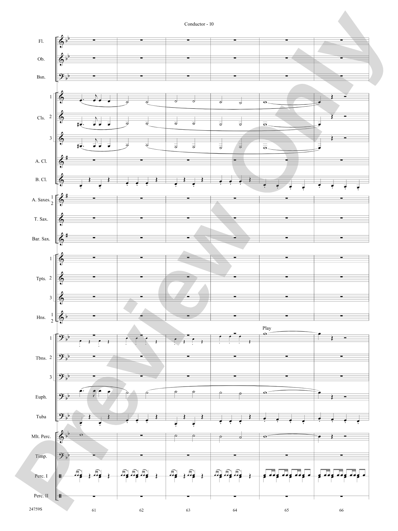 A Nation's Prayer (Based on "God of Our Fathers" and "The Battle Hymn of the Republic"): Concert Band Conductor Score & Parts