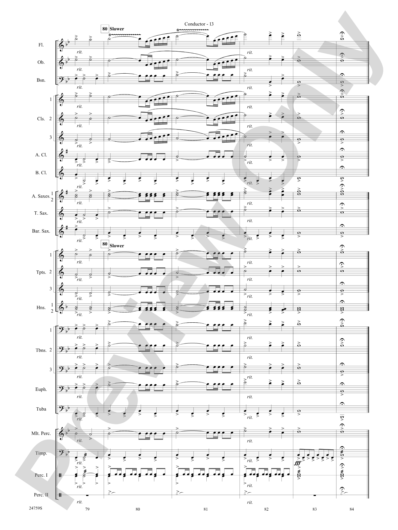 A Nation's Prayer (Based on "God of Our Fathers" and "The Battle Hymn of the Republic"): Concert Band Conductor Score & Parts