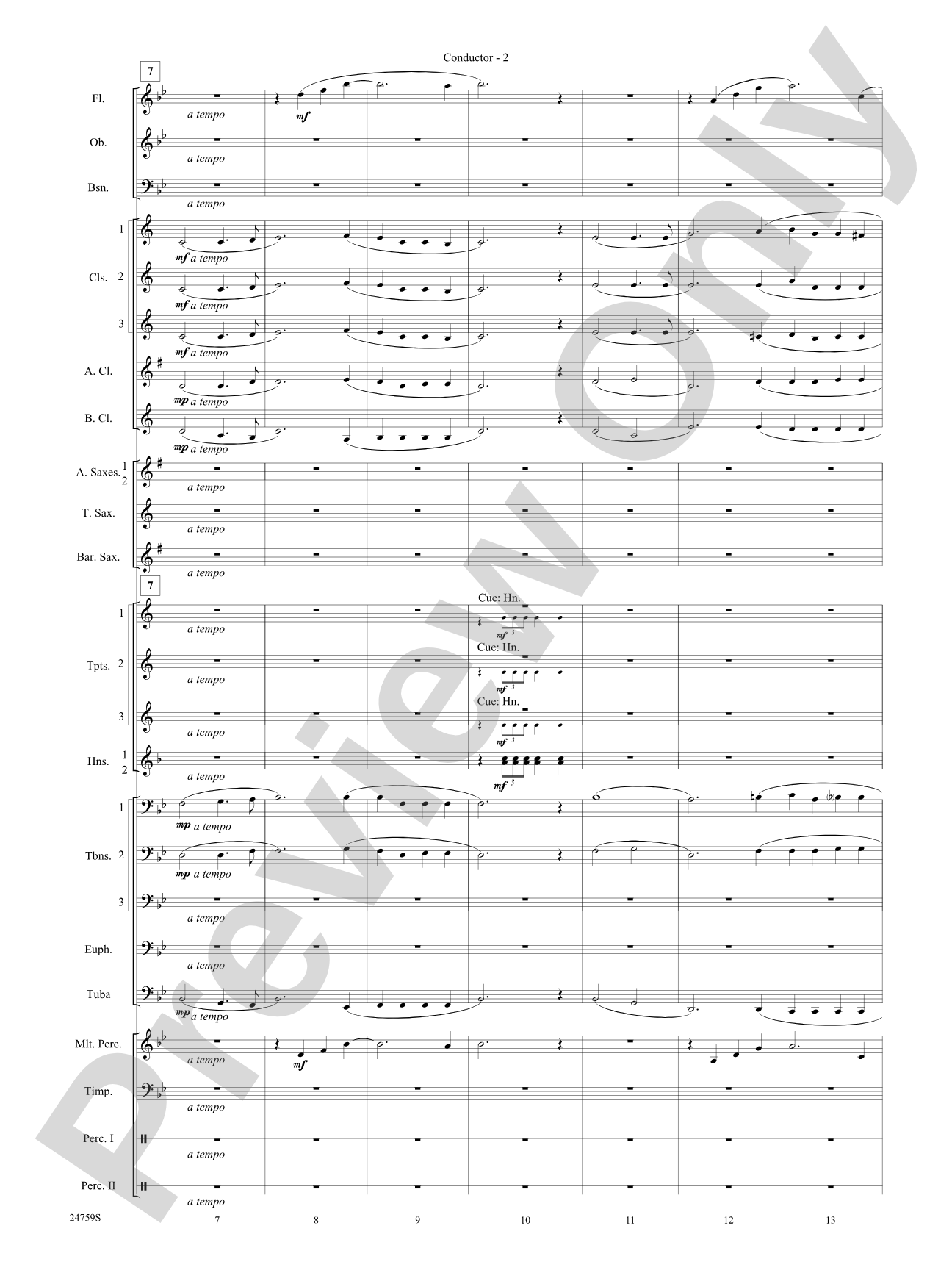 A Nation's Prayer (Based on "God of Our Fathers" and "The Battle Hymn of the Republic"): Concert Band Conductor Score & Parts