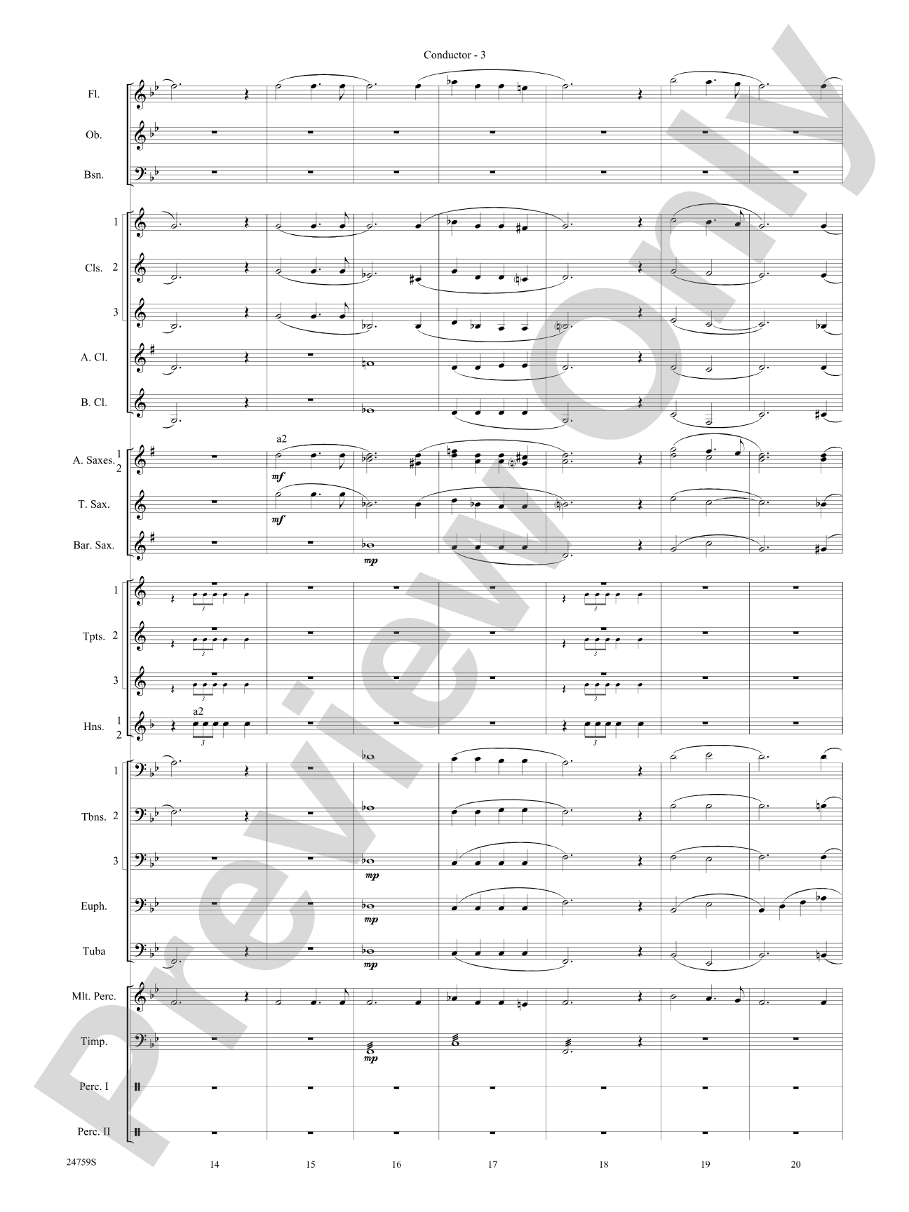 A Nation's Prayer (Based on "God of Our Fathers" and "The Battle Hymn of the Republic"): Concert Band Conductor Score & Parts