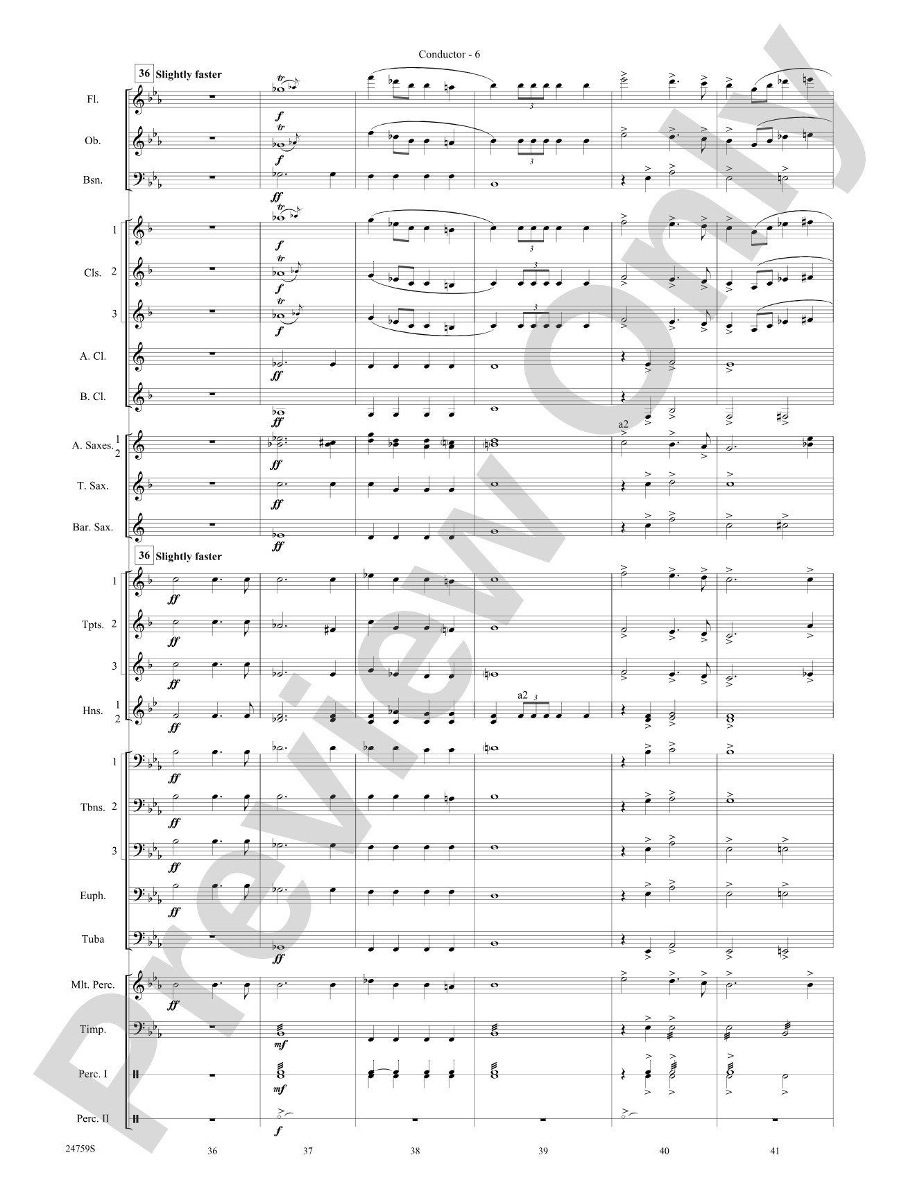 A Nation's Prayer (Based on "God of Our Fathers" and "The Battle Hymn of the Republic"): Concert Band Conductor Score & Parts