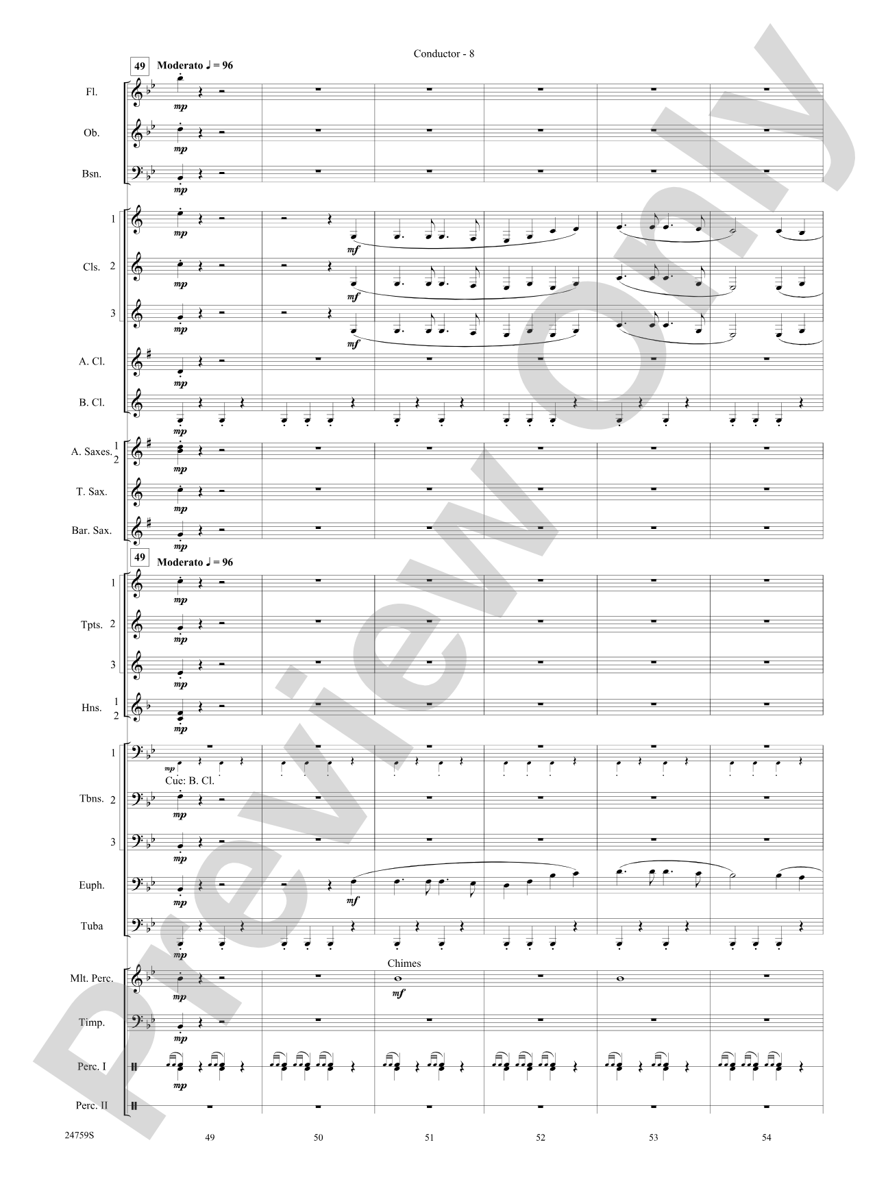 A Nation's Prayer (Based on "God of Our Fathers" and "The Battle Hymn of the Republic"): Concert Band Conductor Score & Parts