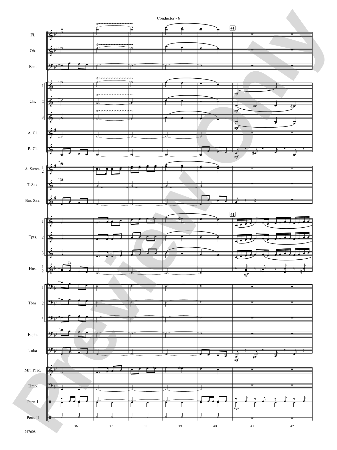 Travelin' Trumpets: Concert Band Conductor Score & Parts
