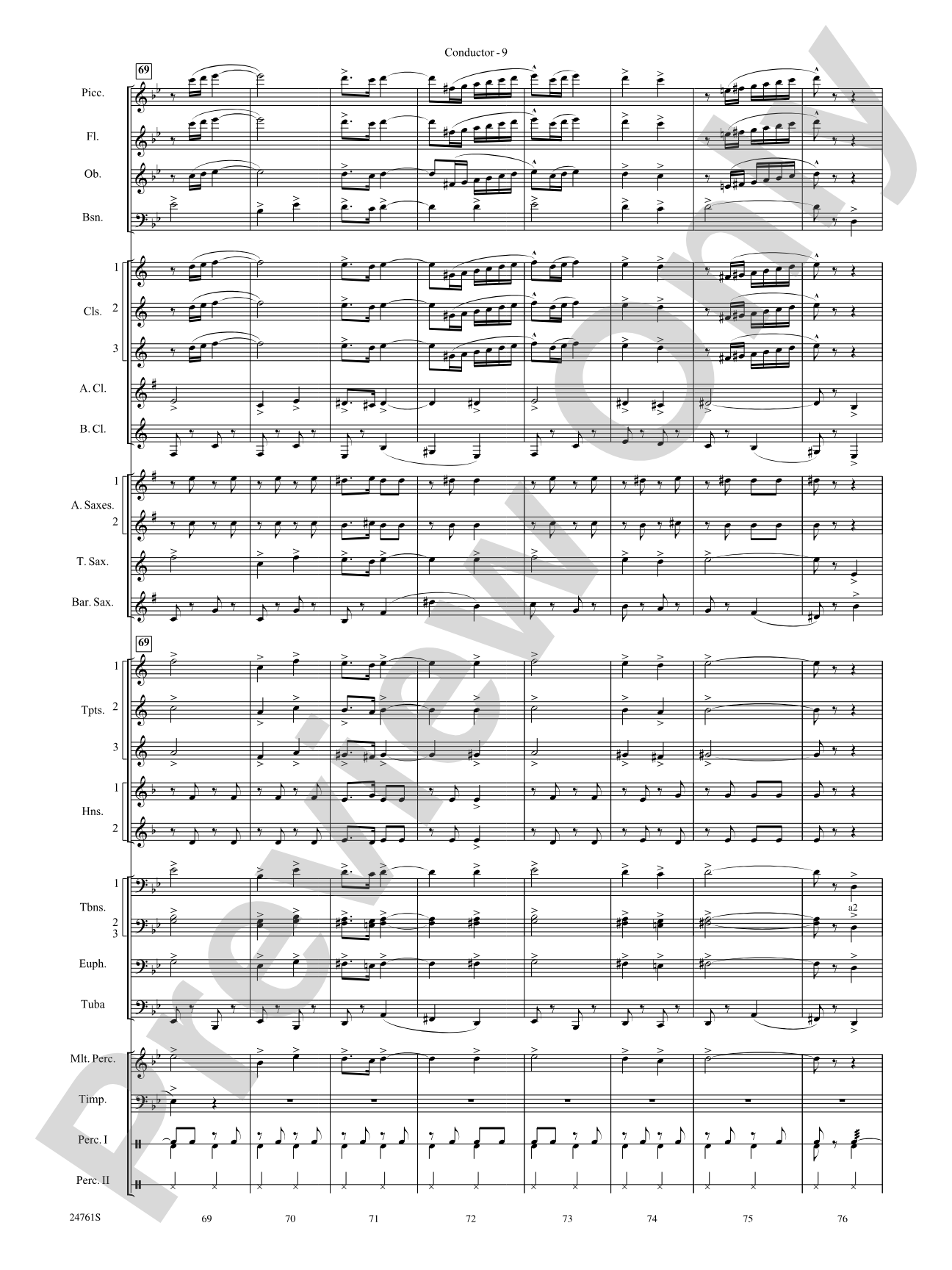 To Those Who Serve: Concert Band Conductor Score & Parts
