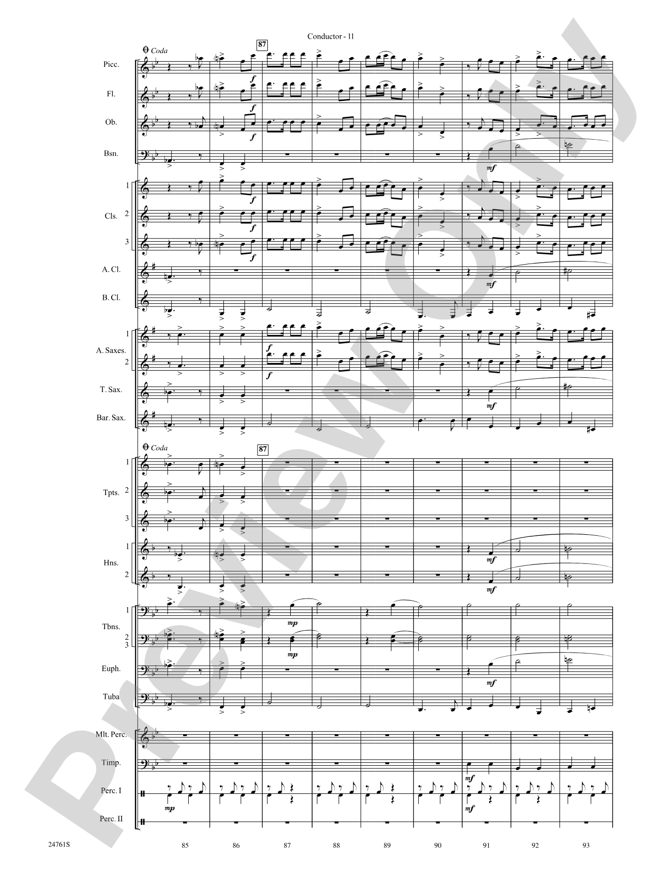 To Those Who Serve: Concert Band Conductor Score & Parts