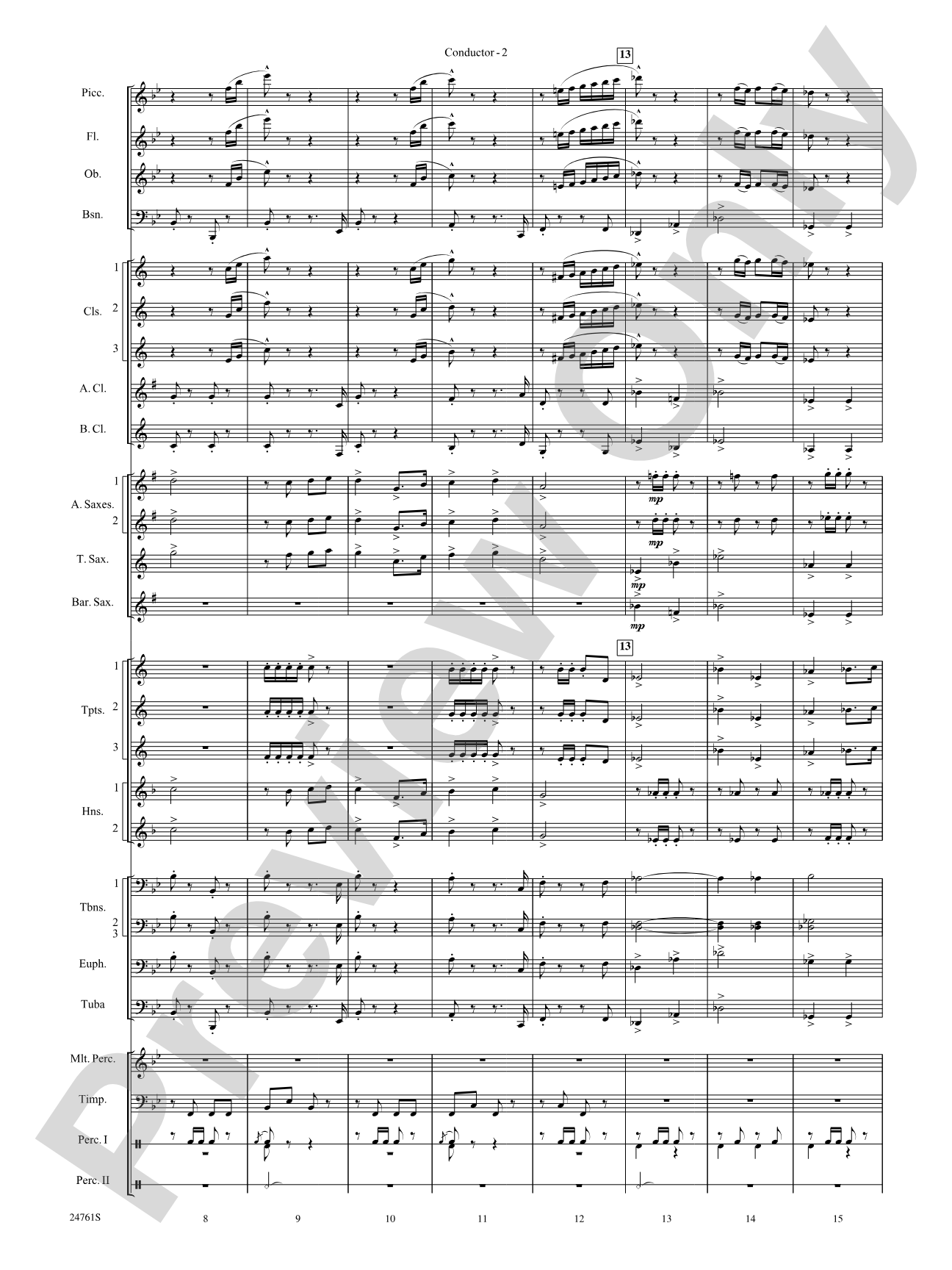 To Those Who Serve: Concert Band Conductor Score & Parts