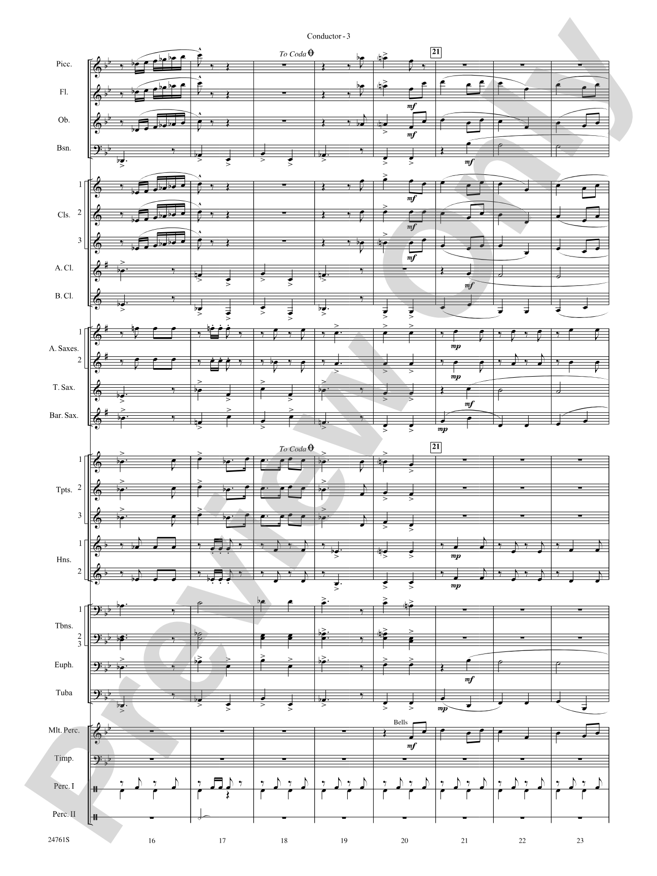 To Those Who Serve: Concert Band Conductor Score & Parts