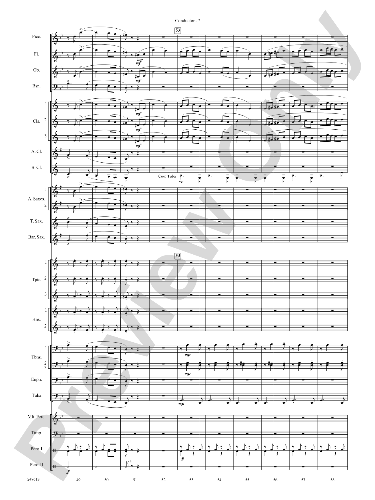 To Those Who Serve: Concert Band Conductor Score & Parts