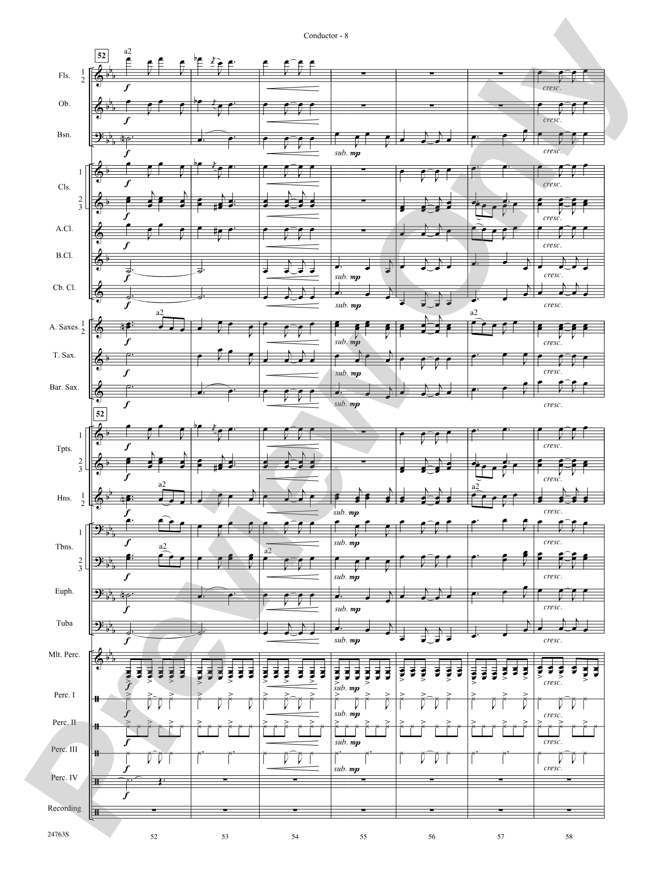 Native American Homage: Concert Band Conductor Score & Parts