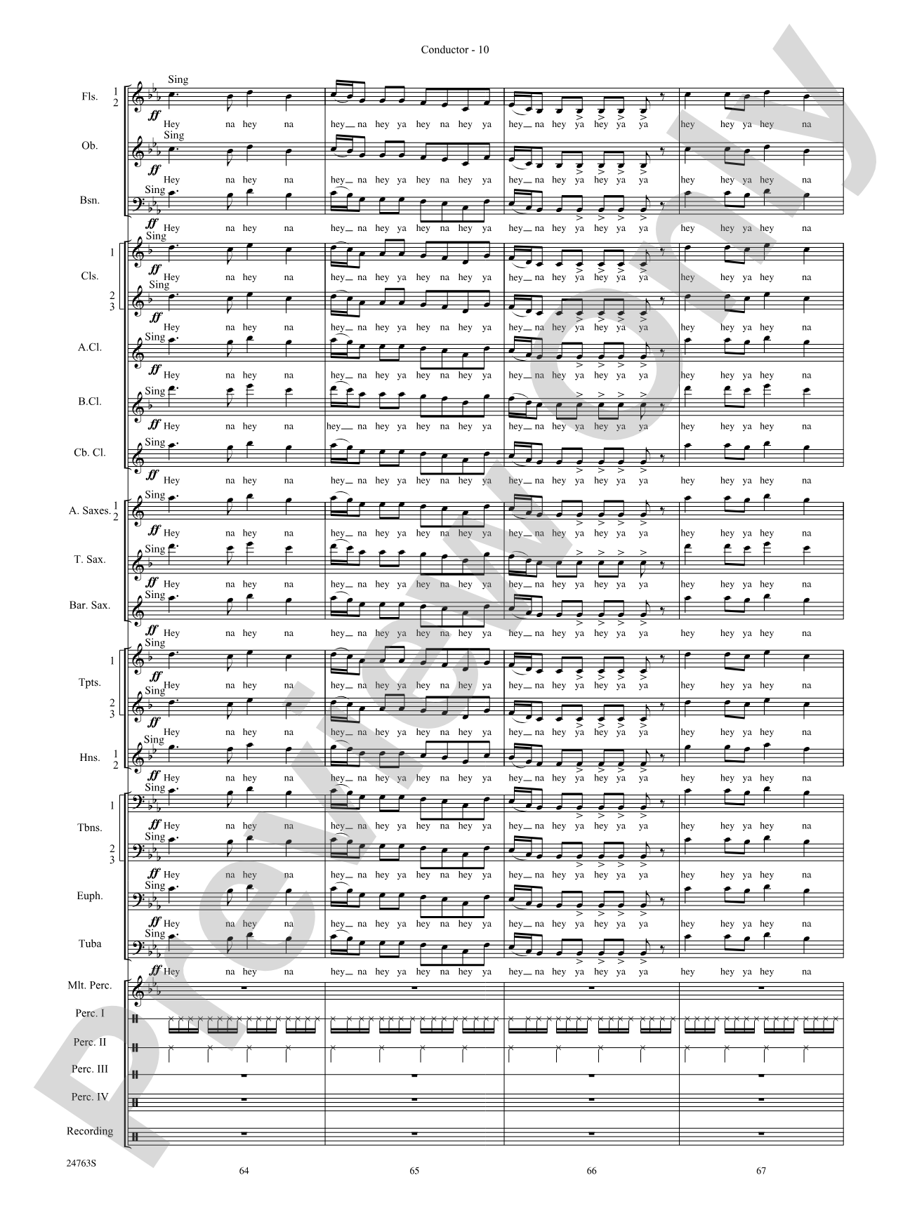 Native American Homage: Concert Band Conductor Score & Parts