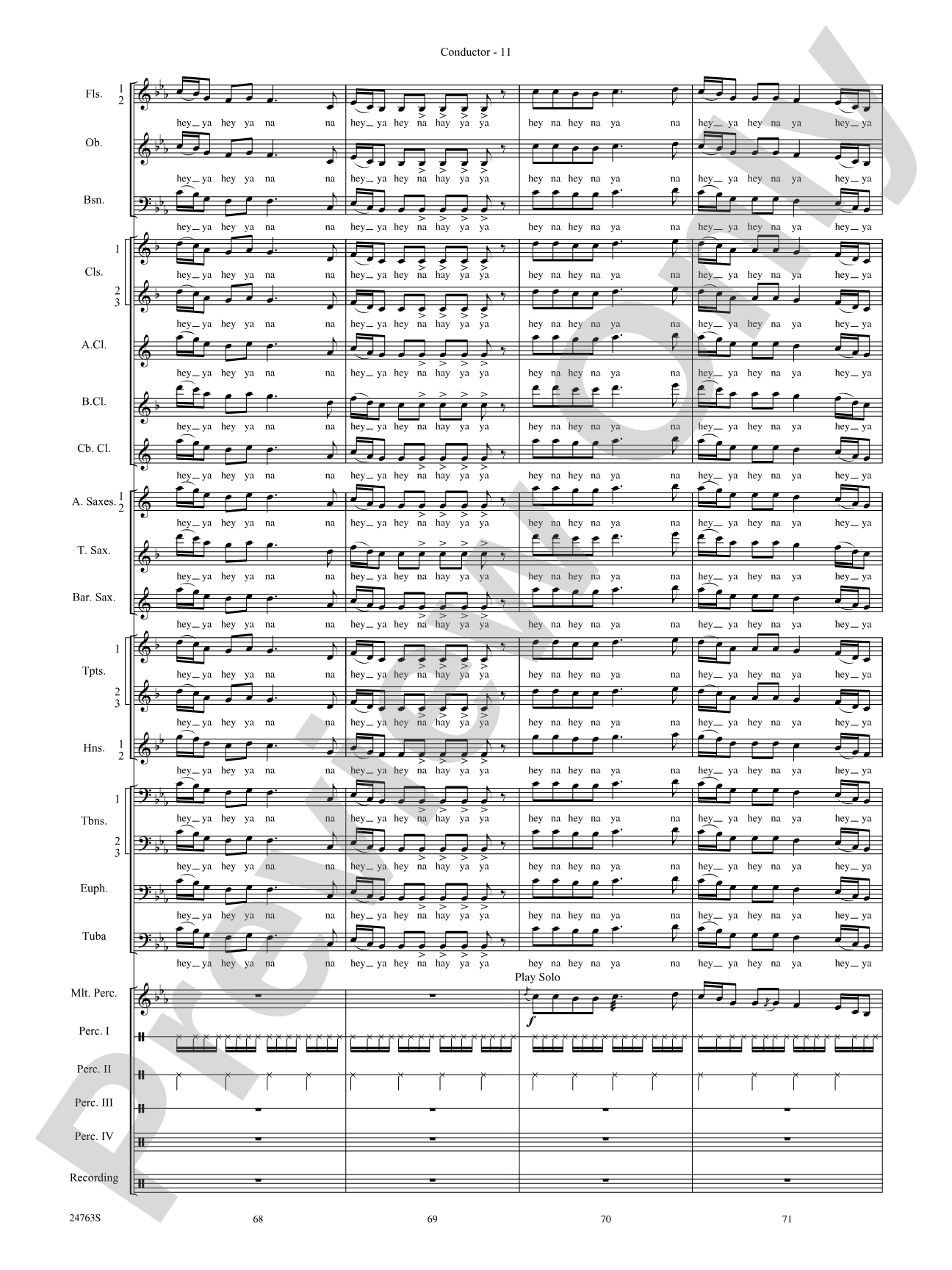 Native American Homage: Concert Band Conductor Score & Parts