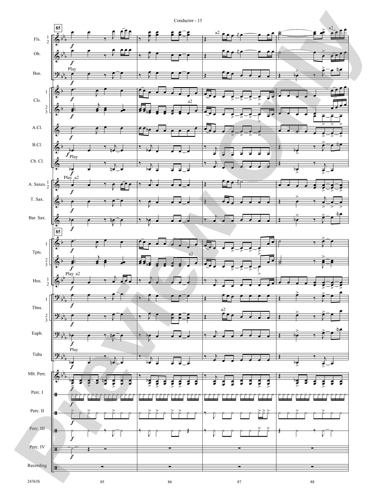 Native American Homage: Concert Band Conductor Score & Parts