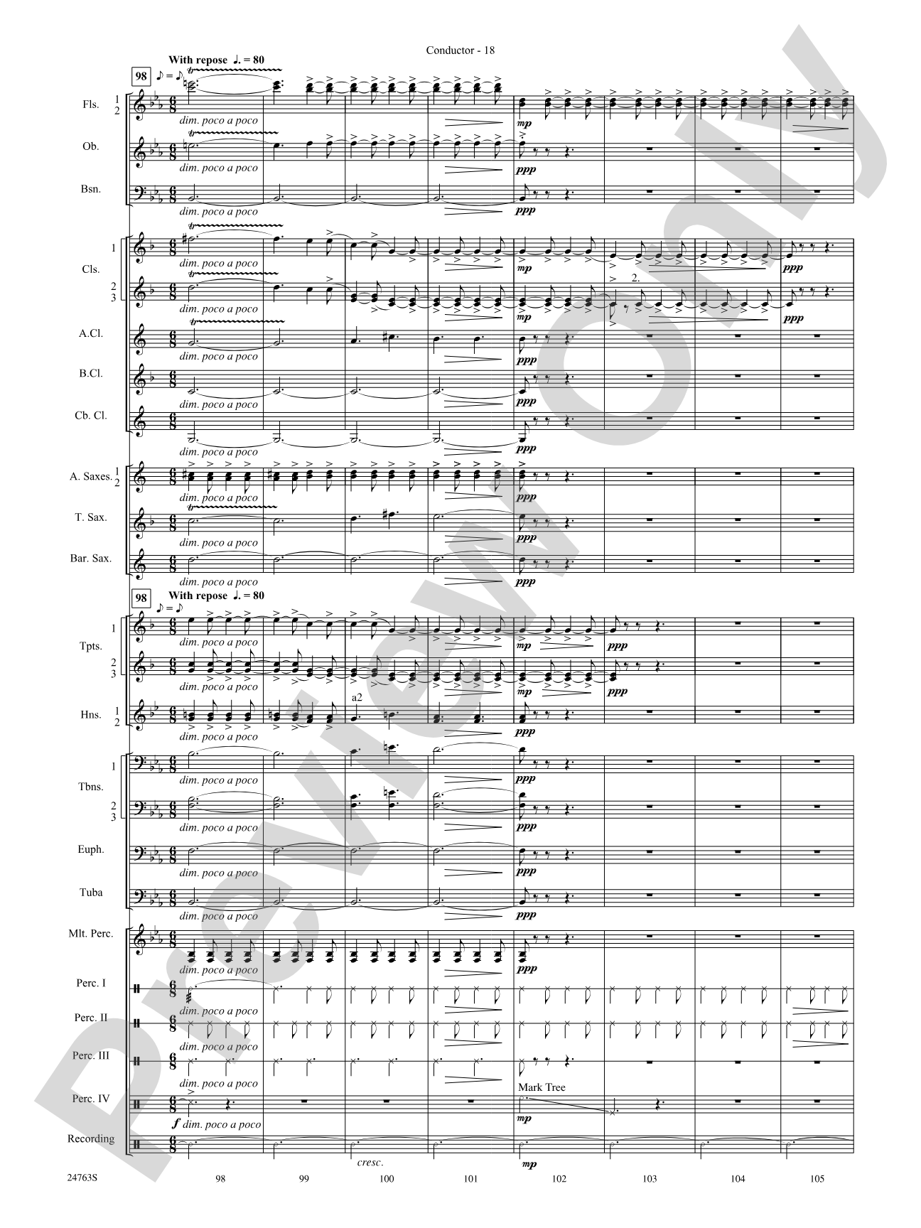 Native American Homage: Concert Band Conductor Score & Parts