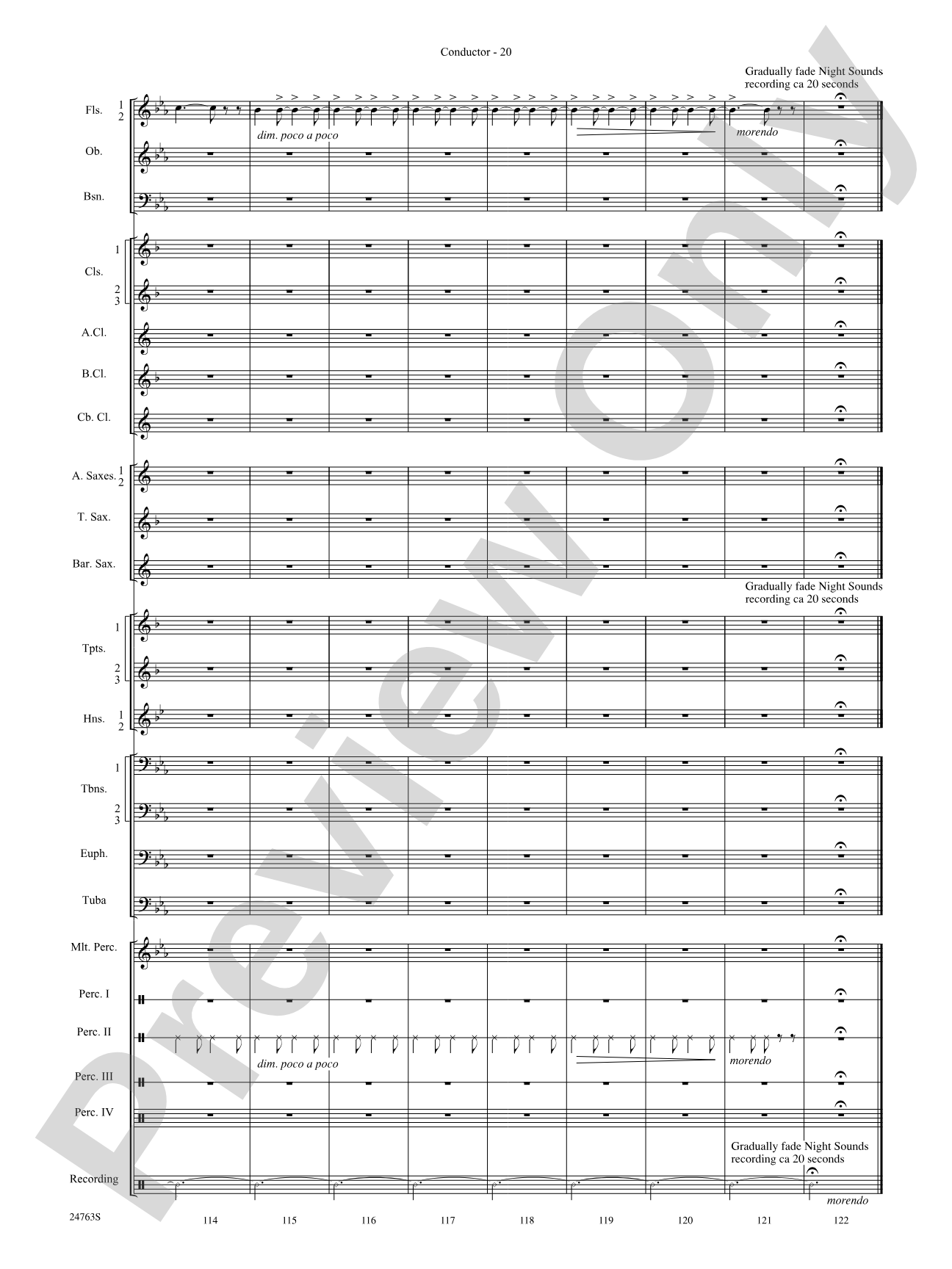 Native American Homage: Concert Band Conductor Score & Parts