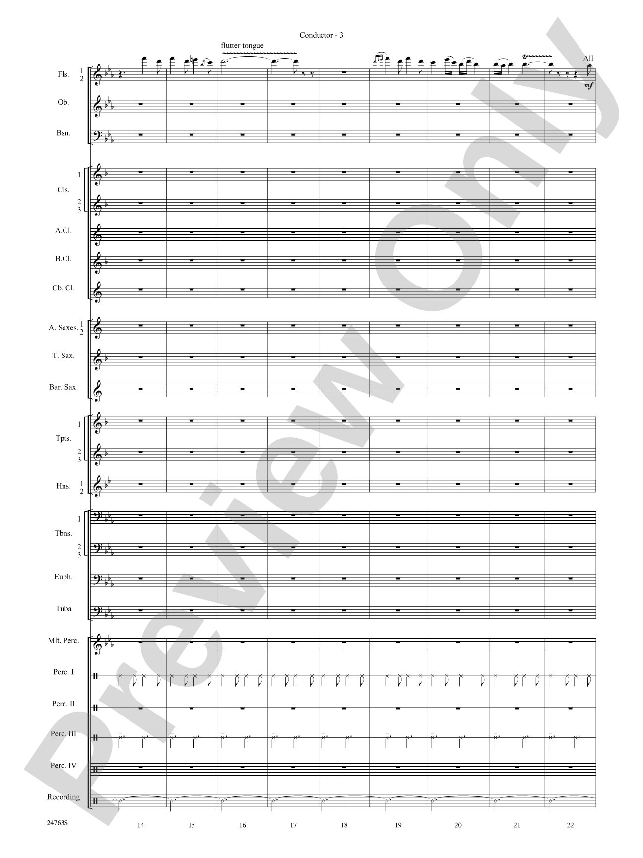 Native American Homage: Concert Band Conductor Score & Parts