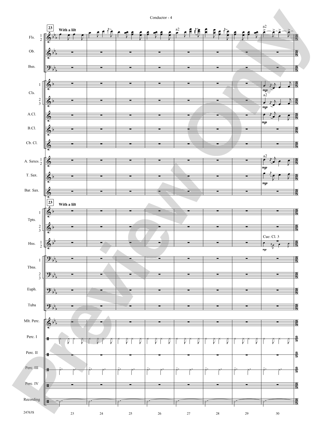 Native American Homage: Concert Band Conductor Score & Parts