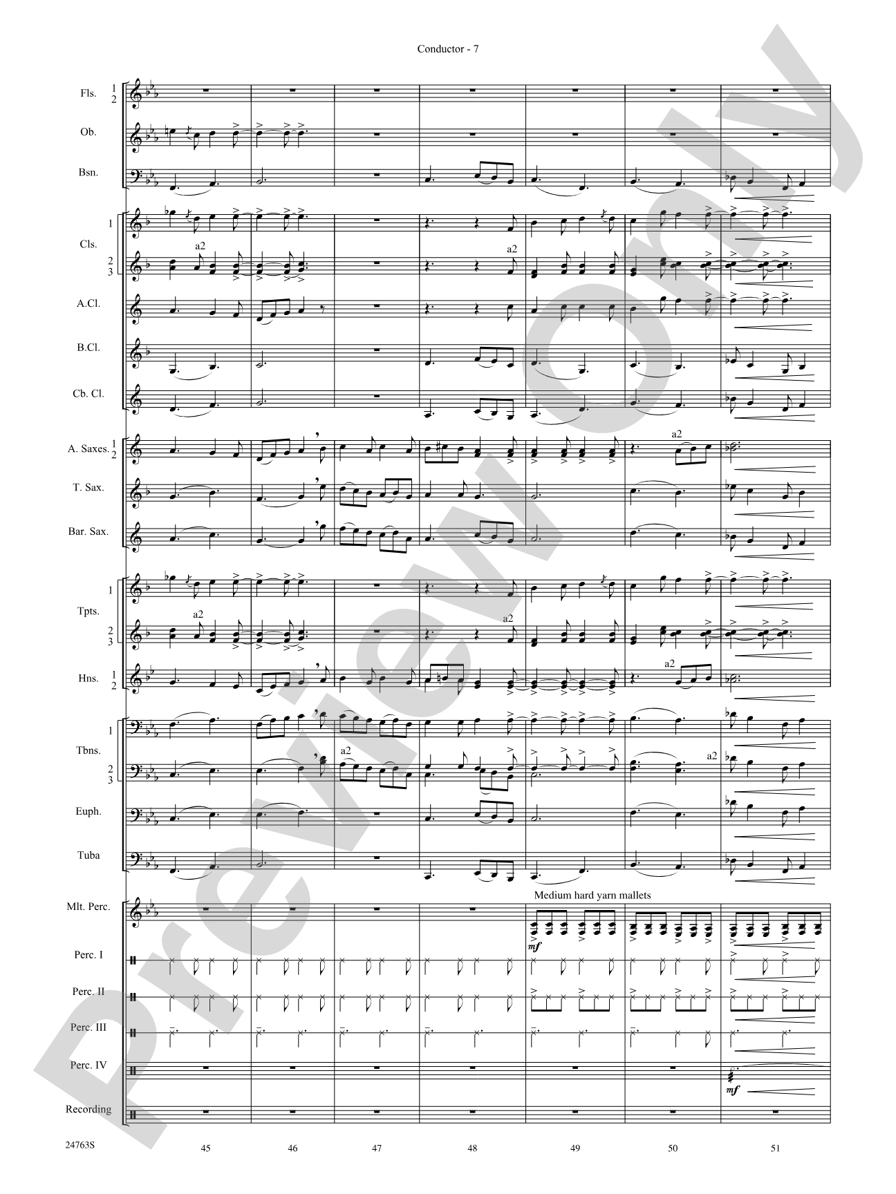 Native American Homage: Concert Band Conductor Score & Parts