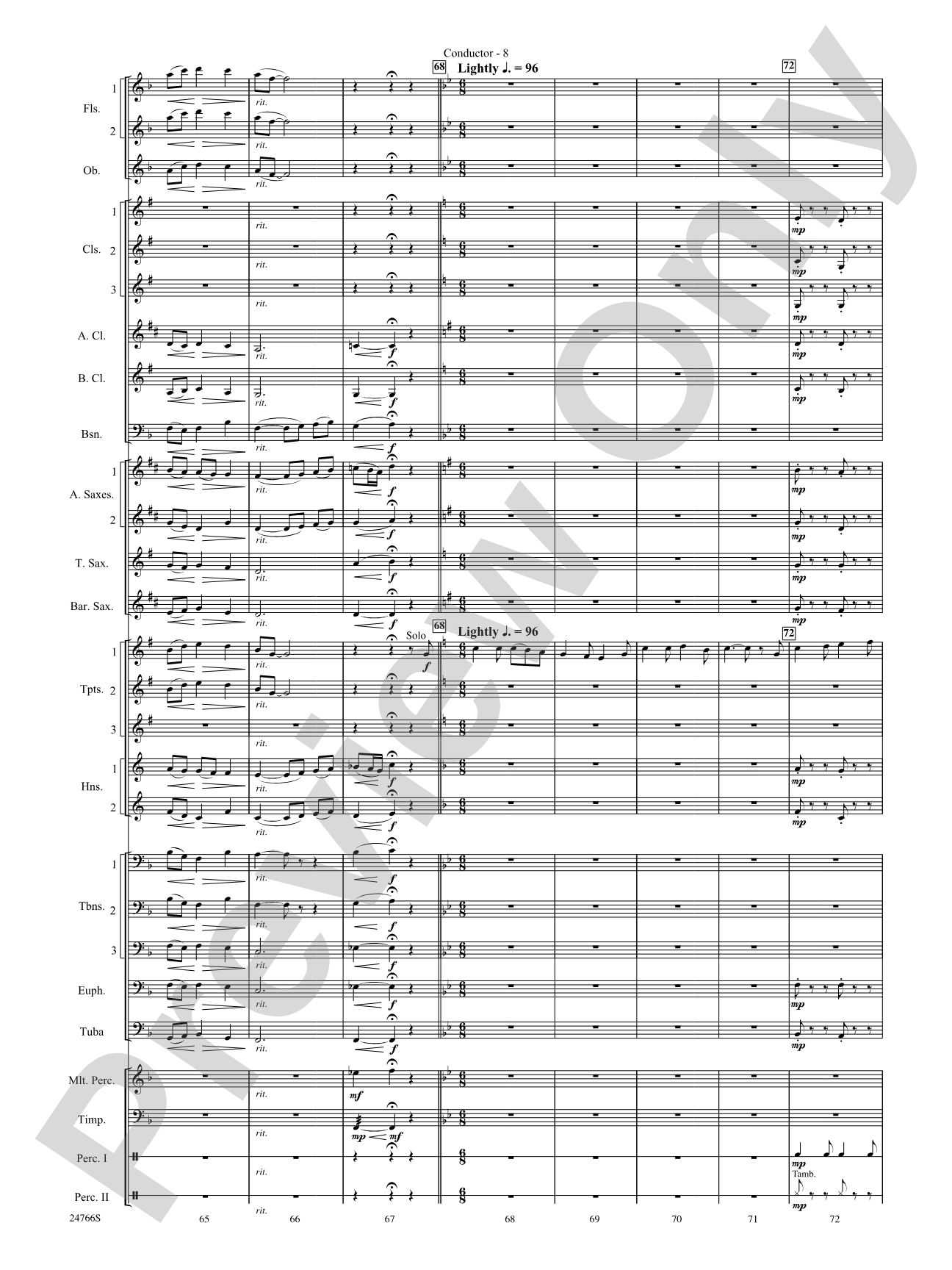 Folk Songs from the British Isles: Concert Band Conductor Score & Parts
