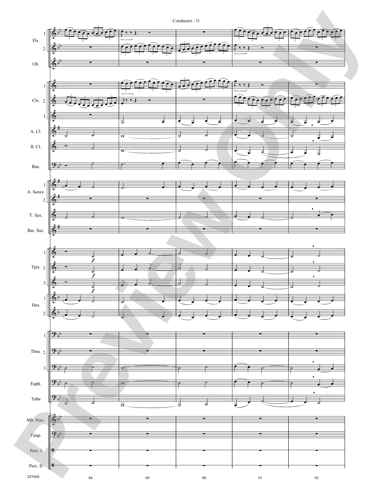 Folk Songs from the British Isles: Concert Band Conductor Score & Parts
