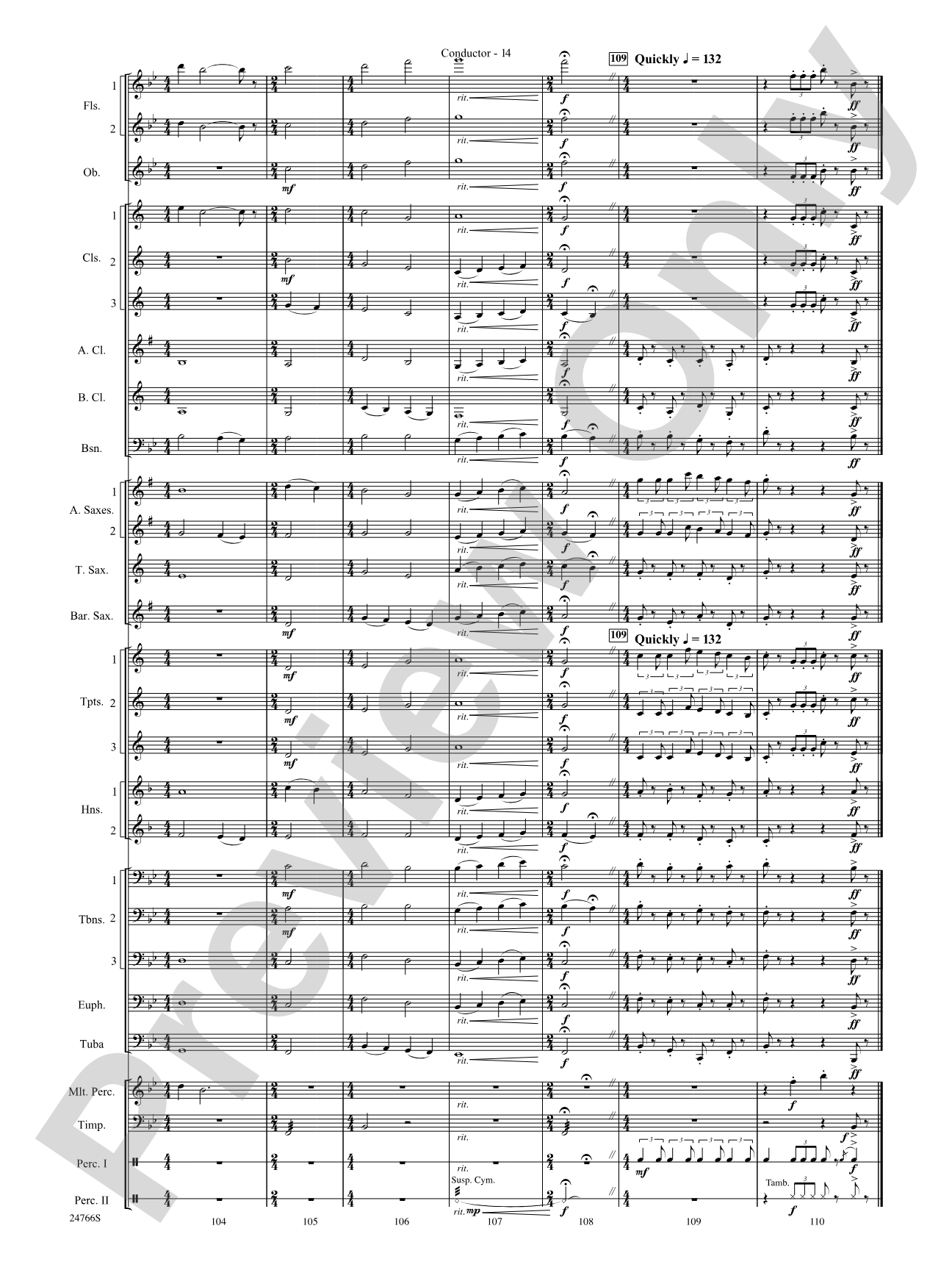 Folk Songs from the British Isles: Concert Band Conductor Score & Parts