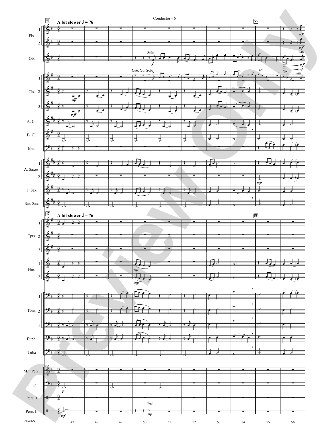 Folk Songs from the British Isles: Concert Band Conductor Score & Parts