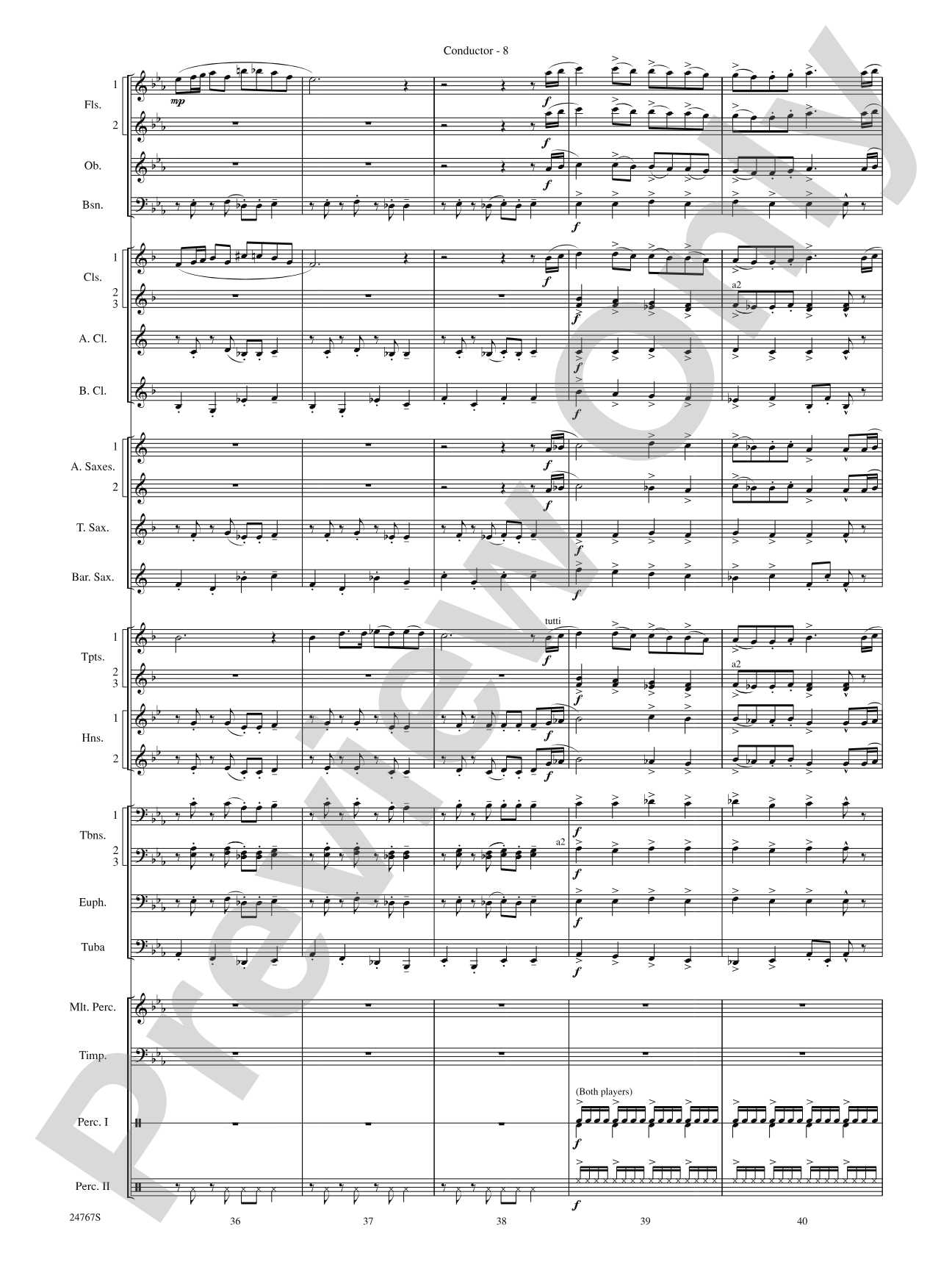 Rails West! (A Tale of the Odessa Puddle Jumper): Concert Band Conductor Score & Parts