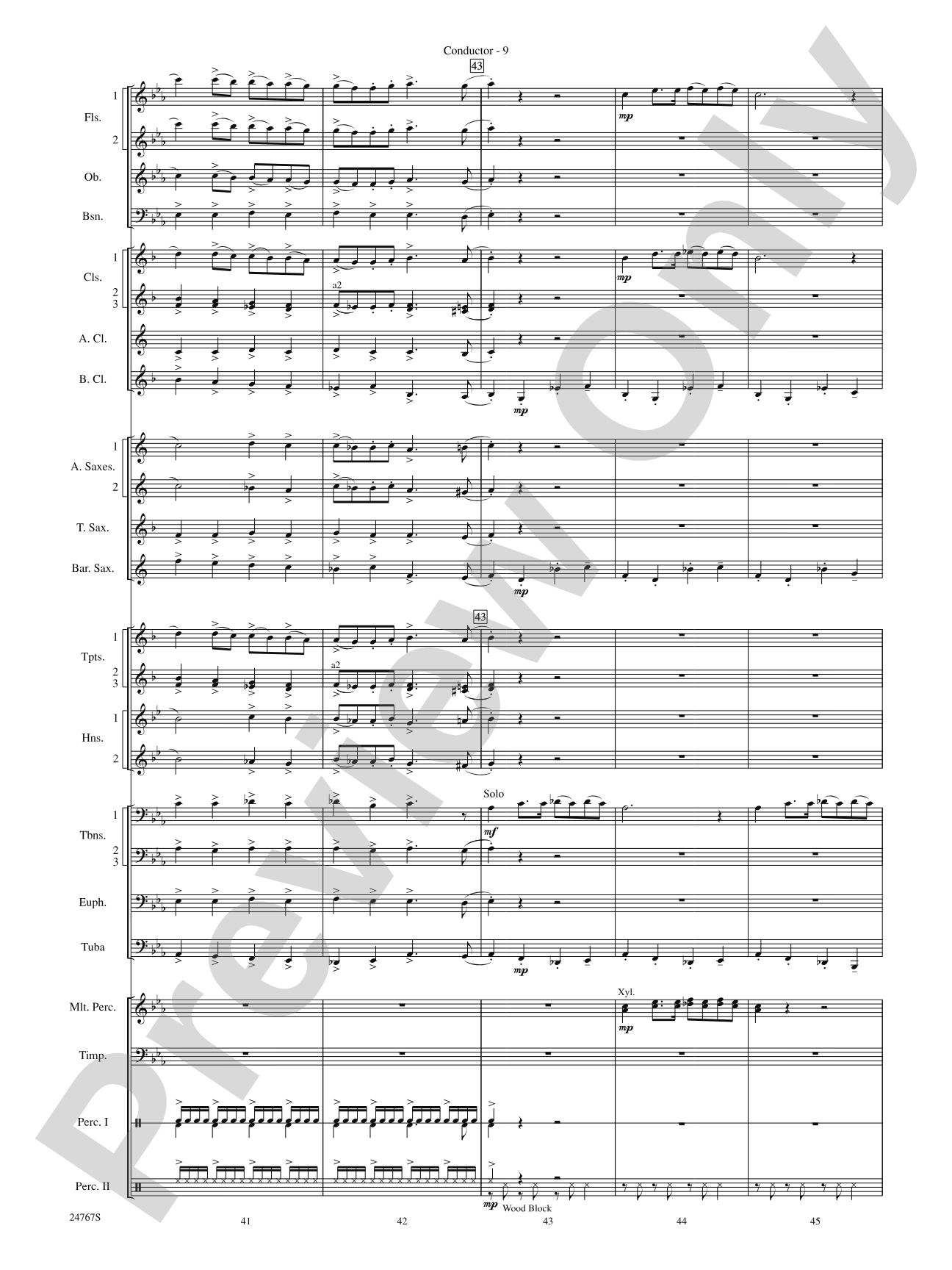 Rails West! (A Tale of the Odessa Puddle Jumper): Concert Band Conductor Score & Parts