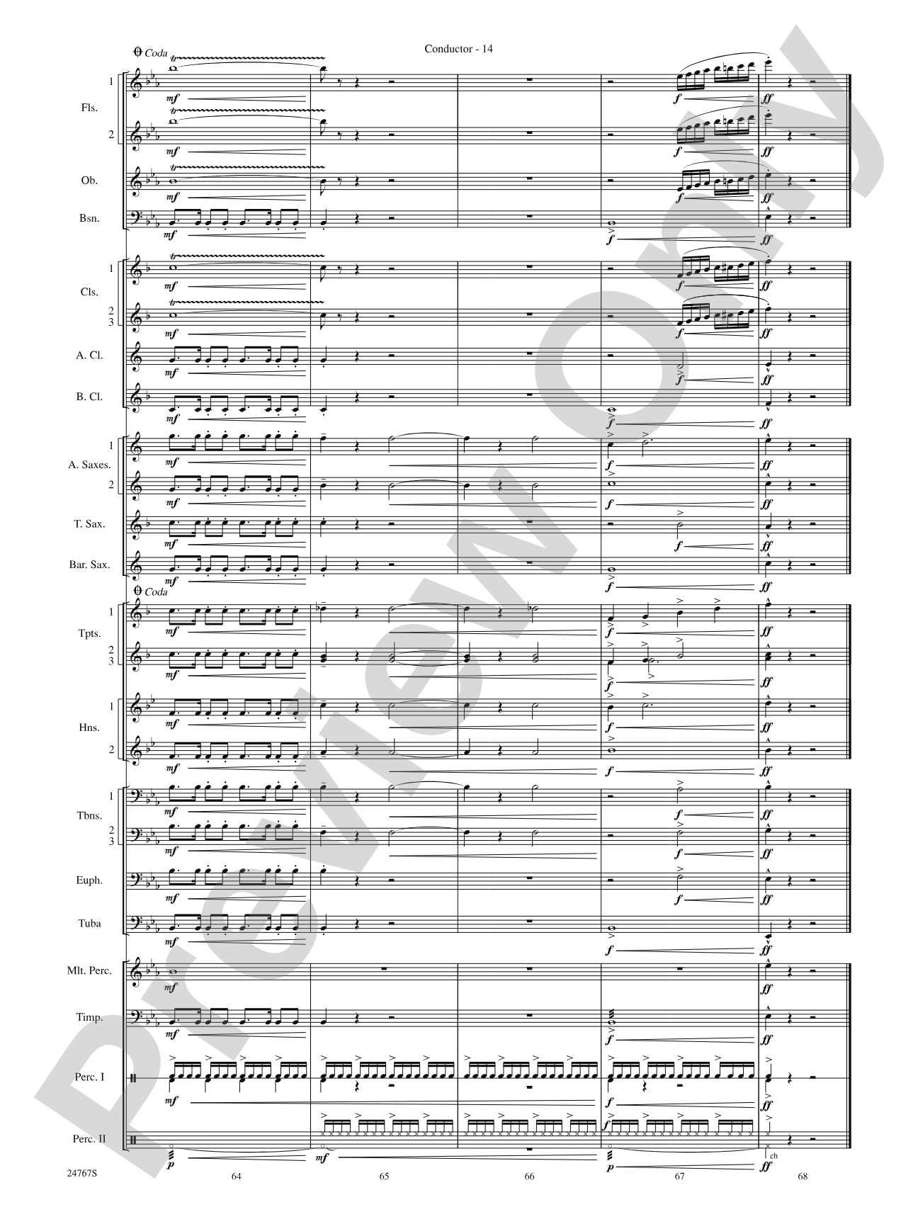 Rails West! (A Tale of the Odessa Puddle Jumper): Concert Band Conductor Score & Parts
