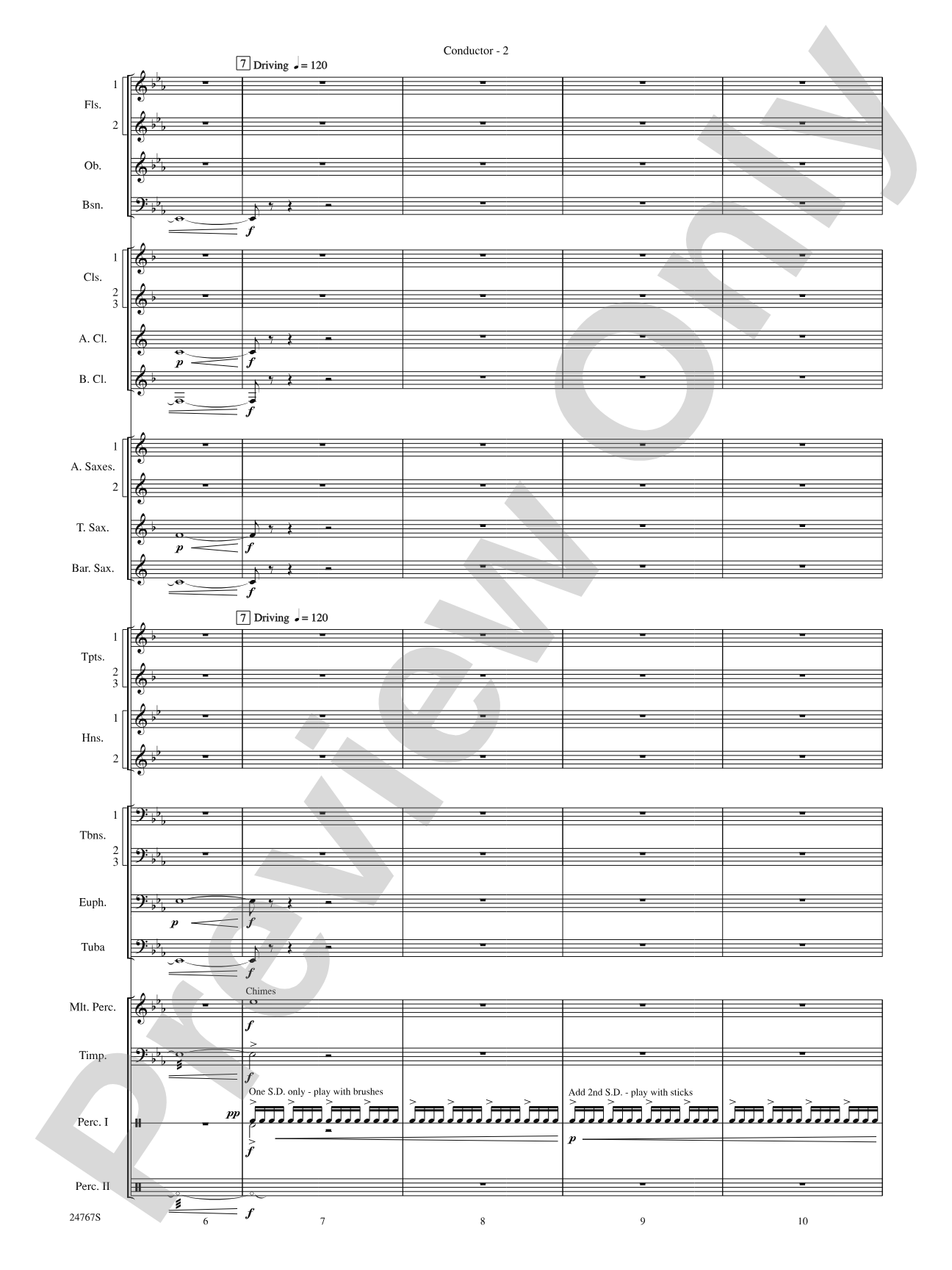 Rails West! (A Tale of the Odessa Puddle Jumper): Concert Band Conductor Score & Parts