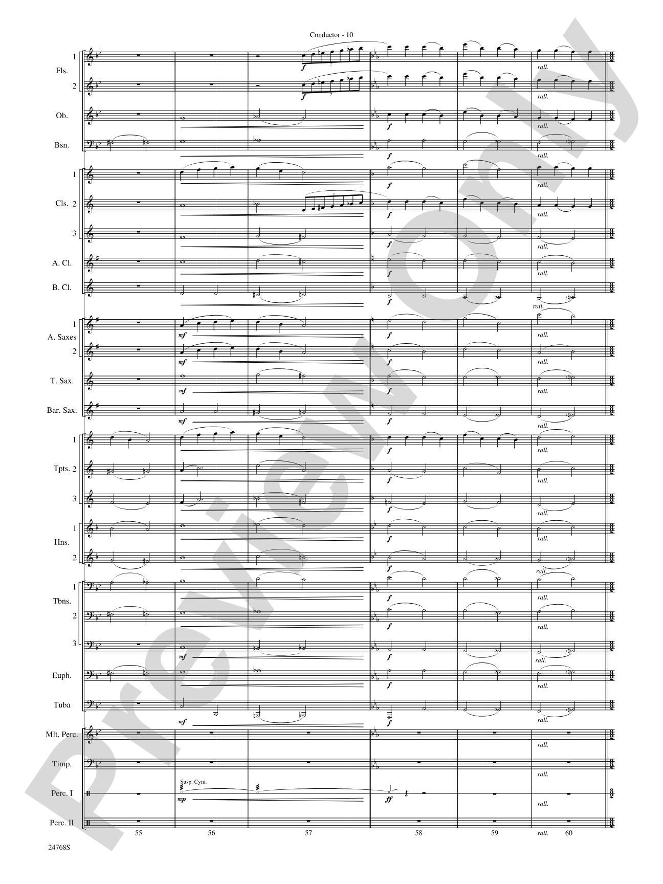 Appalachian Carol: Concert Band Conductor Score & Parts