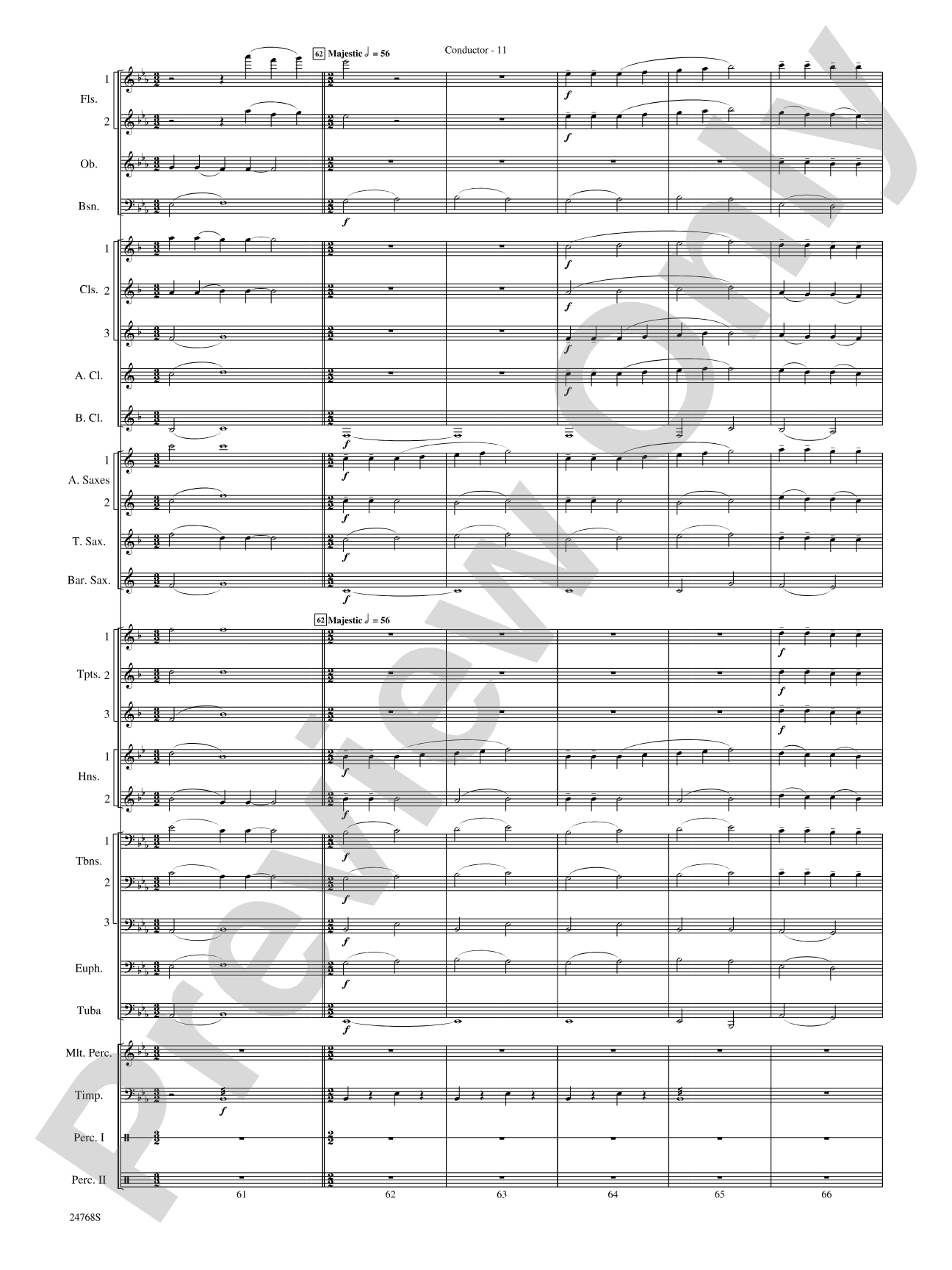 Appalachian Carol: Concert Band Conductor Score & Parts