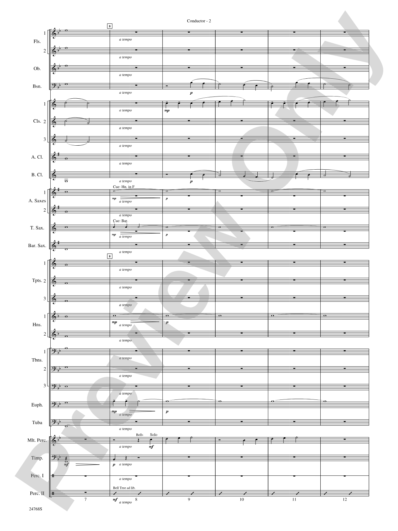 Appalachian Carol: Concert Band Conductor Score & Parts