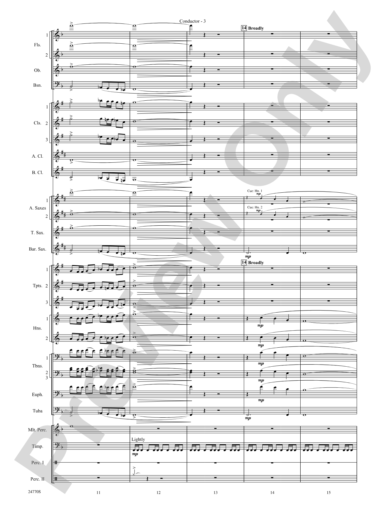 Flourish for a Celebration: Concert Band Conductor Score & Parts