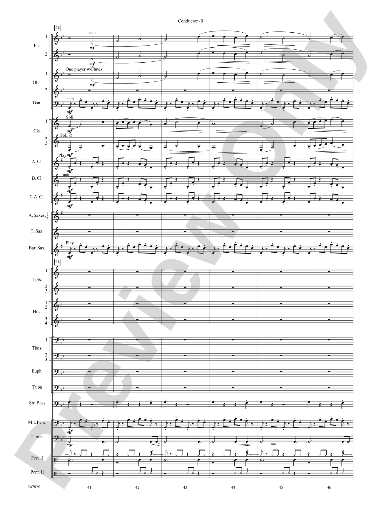 Buffalo Dances: Concert Band Conductor Score & Parts