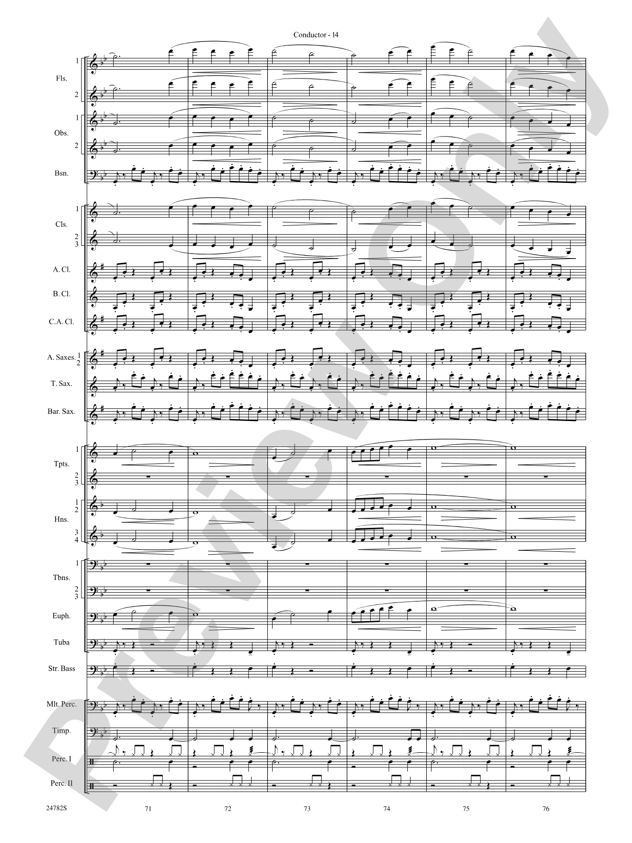 Buffalo Dances: Concert Band Conductor Score & Parts
