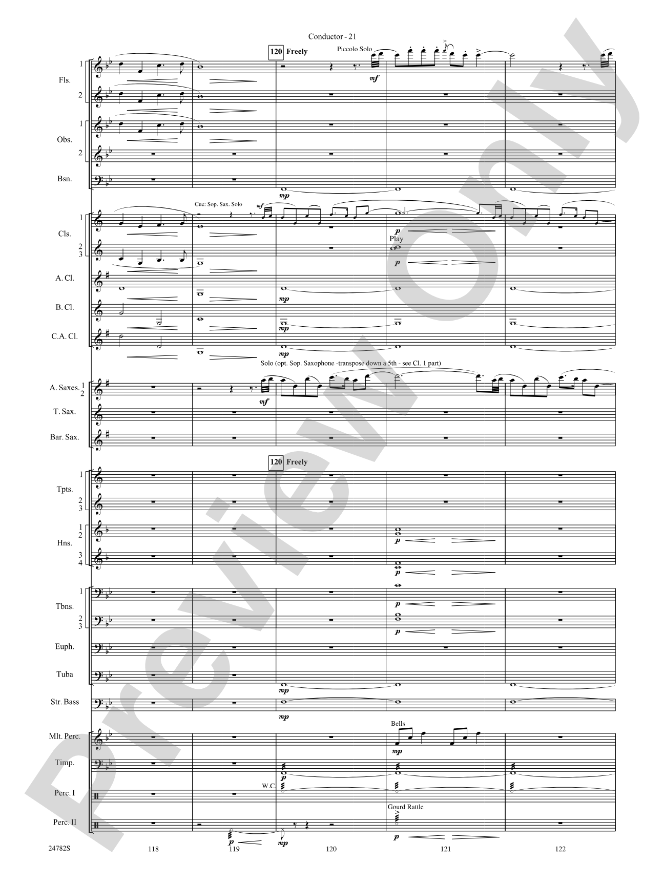Buffalo Dances: Concert Band Conductor Score & Parts