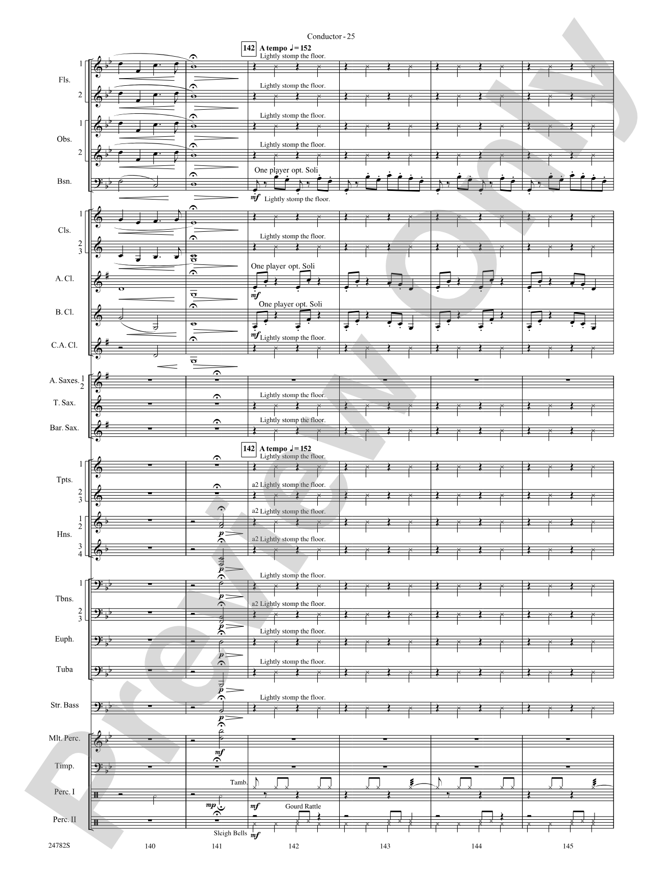Buffalo Dances: Concert Band Conductor Score & Parts
