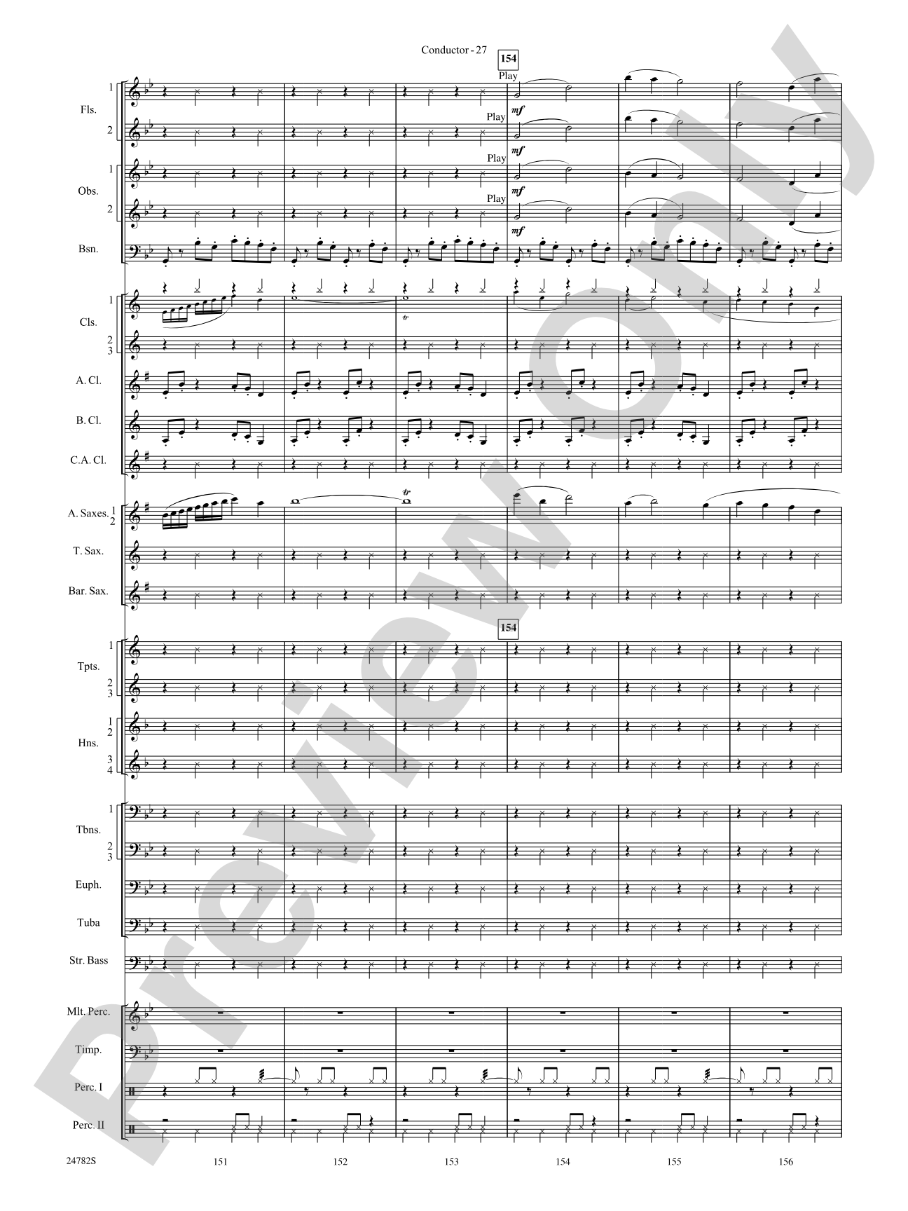 Buffalo Dances: Concert Band Conductor Score & Parts
