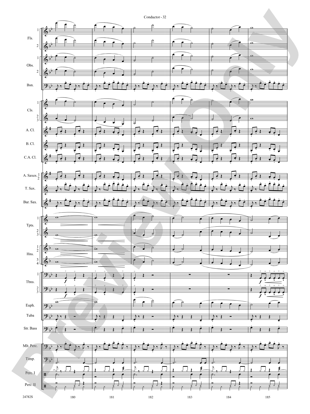Buffalo Dances: Concert Band Conductor Score & Parts