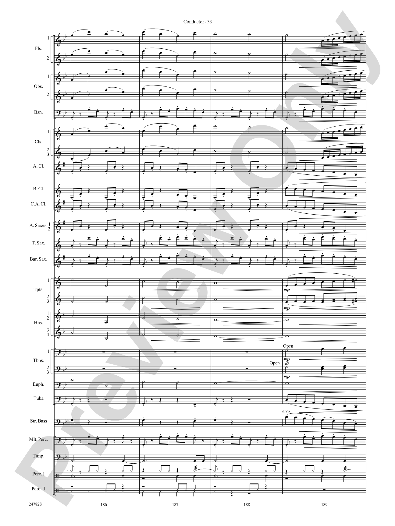 Buffalo Dances: Concert Band Conductor Score & Parts