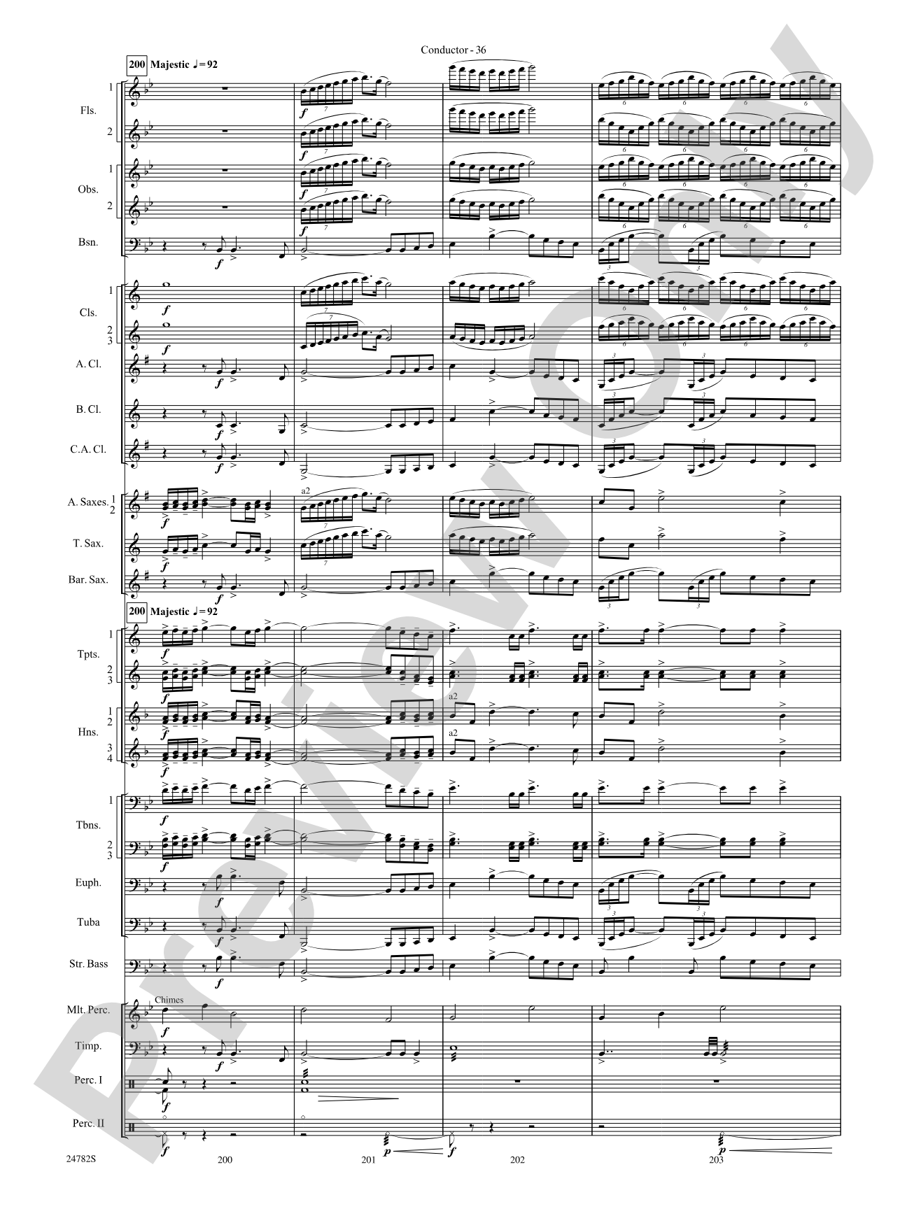 Buffalo Dances: Concert Band Conductor Score & Parts