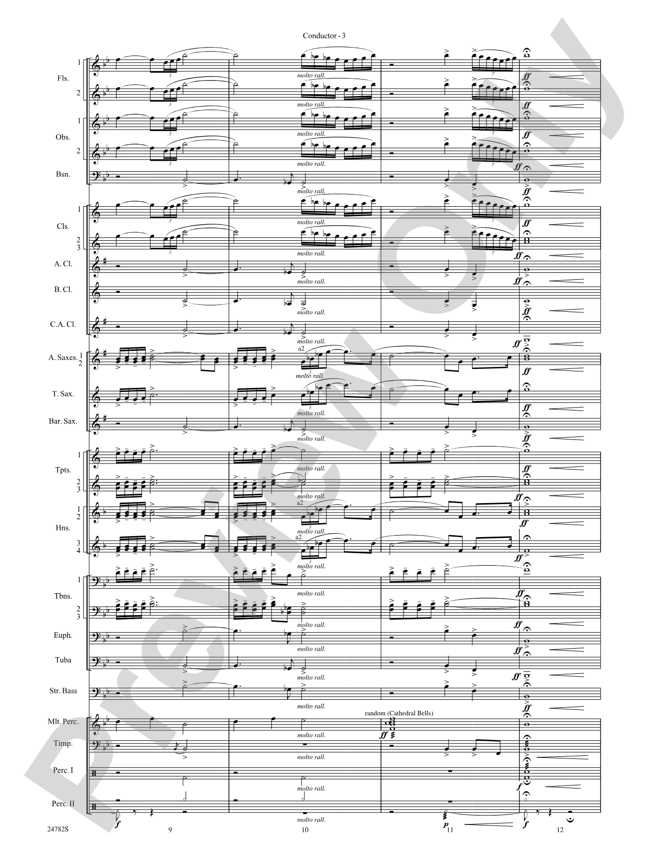 Buffalo Dances: Concert Band Conductor Score & Parts