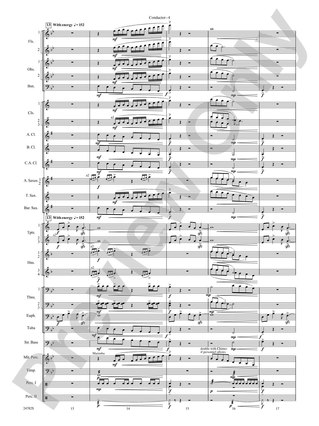 Buffalo Dances: Concert Band Conductor Score & Parts