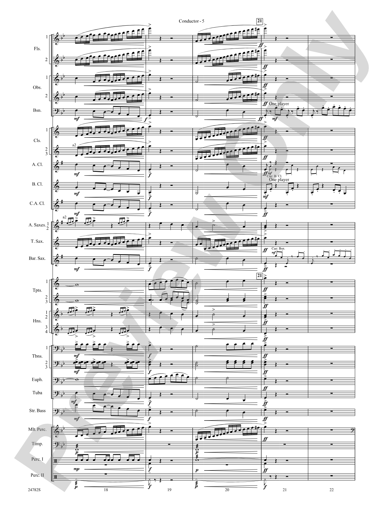 Buffalo Dances: Concert Band Conductor Score & Parts