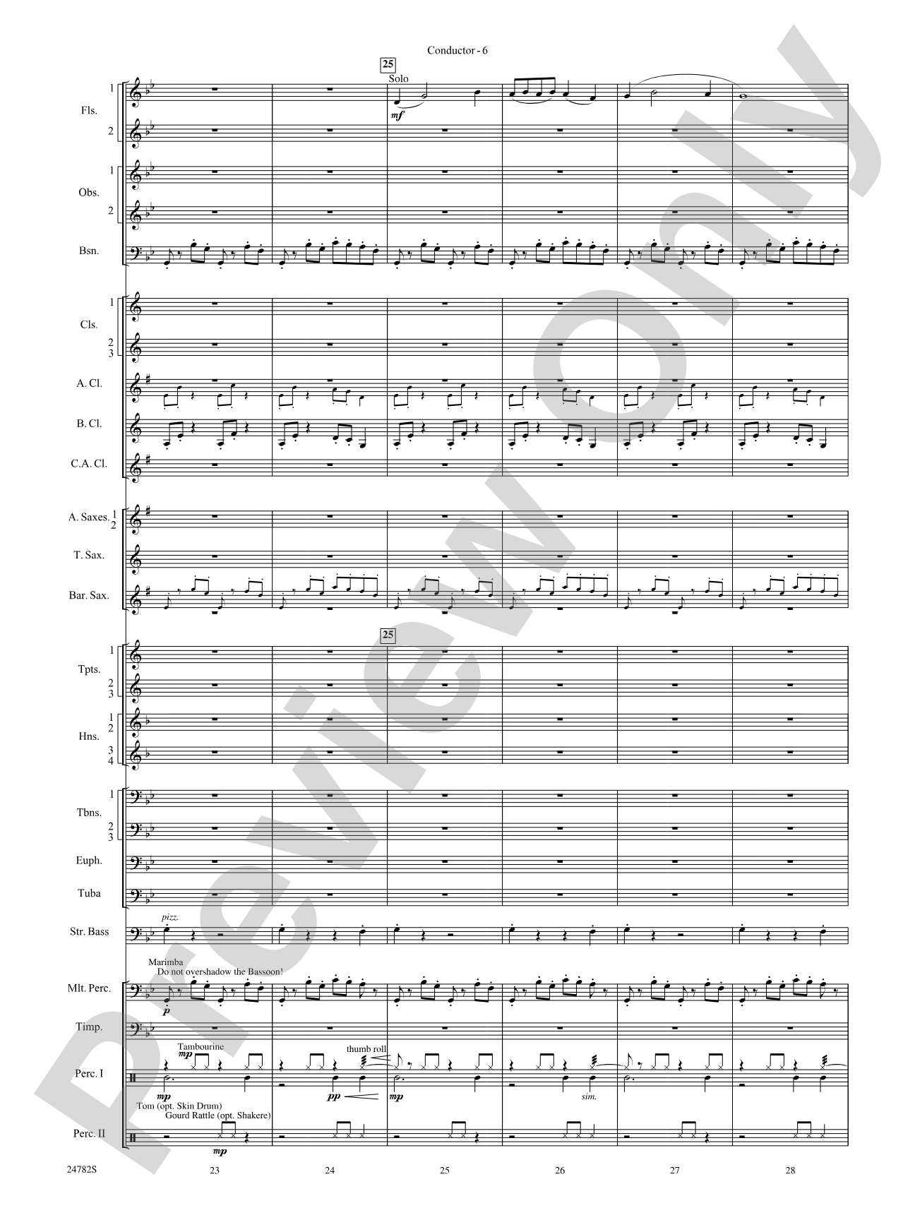 Buffalo Dances: Concert Band Conductor Score & Parts