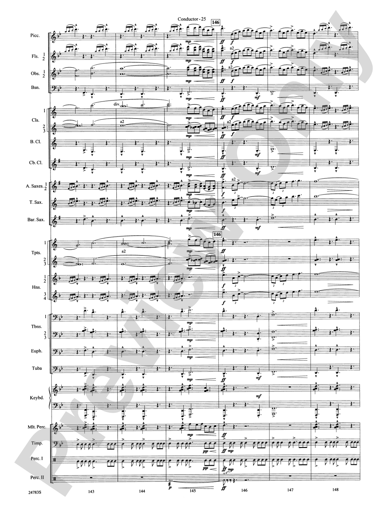 Rising Dragons: Concert Band Conductor Score & Parts