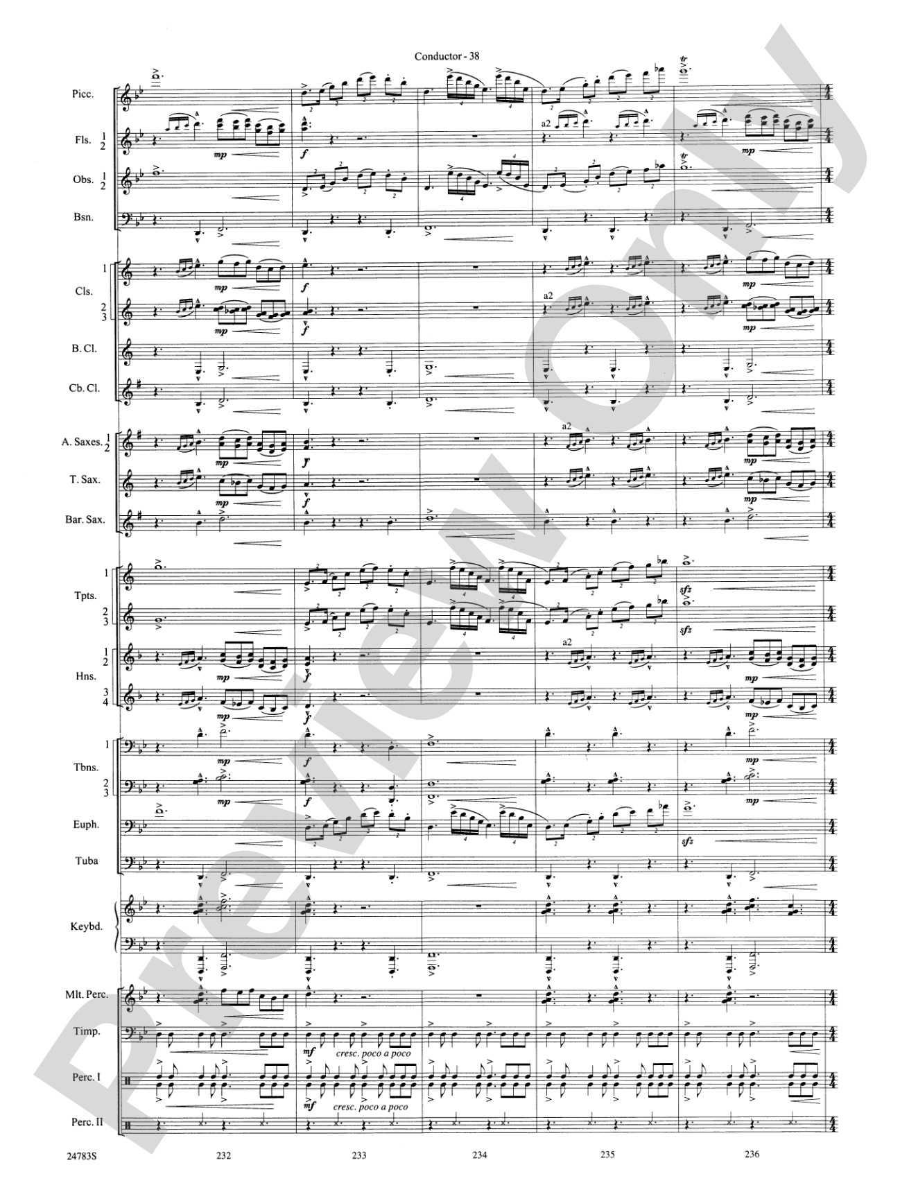 Rising Dragons: Concert Band Conductor Score & Parts