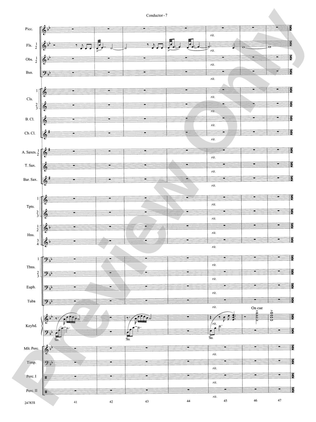 Rising Dragons: Concert Band Conductor Score & Parts